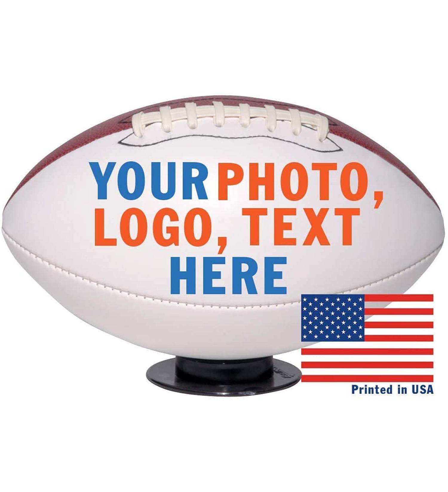 Ballstars Personalized Full Size Custom Football Trophy - Ideal for Coaches, Dads & Football Fans - Buy Online on GoSupps.com