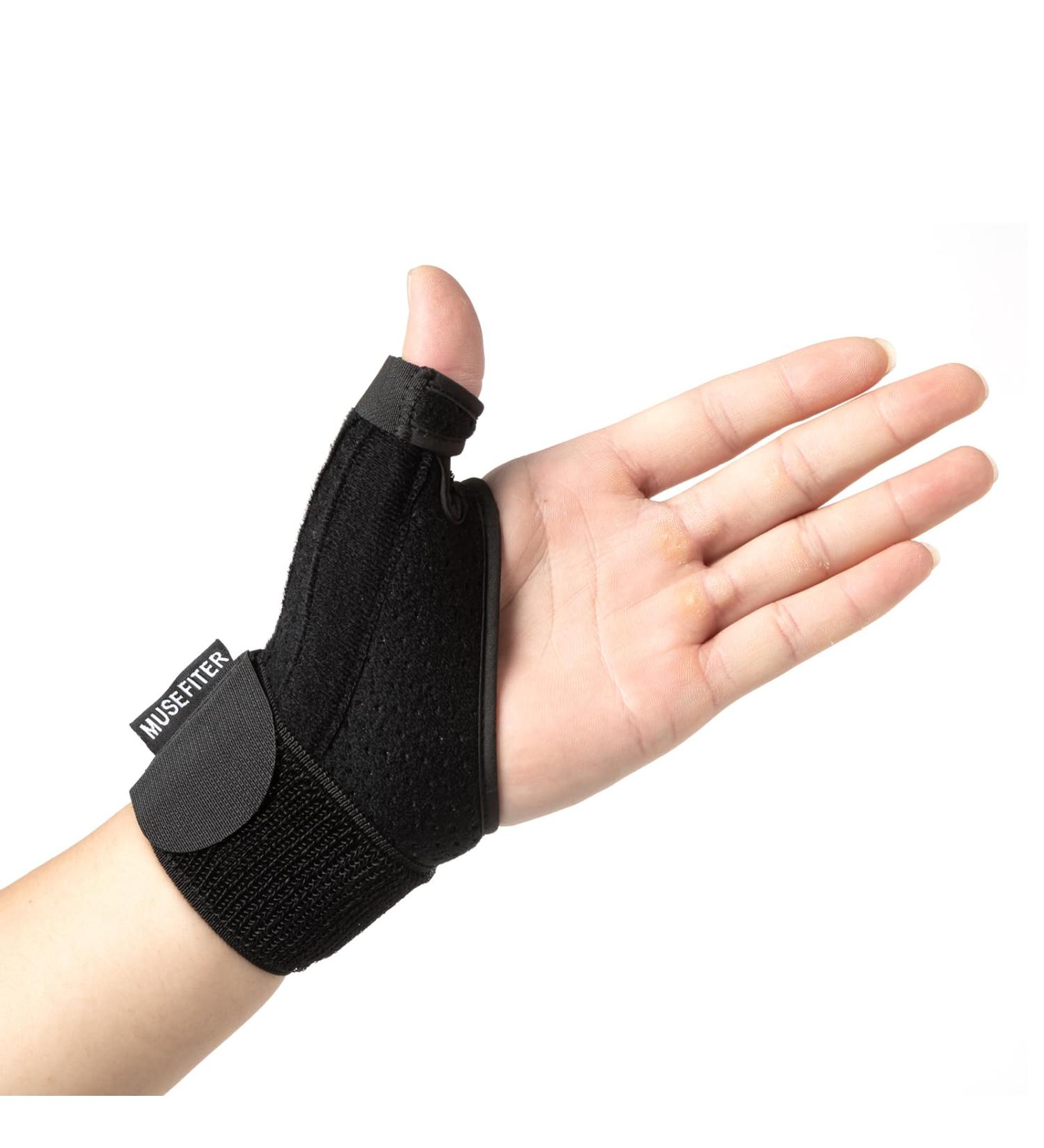 MUSEFITER Compressed Thumb Joint Stabilizer - Lightweight & Breathable Blackberry Thumb (L/XL) for Trigger Finger Relief - Buy Online on GoSupps.com