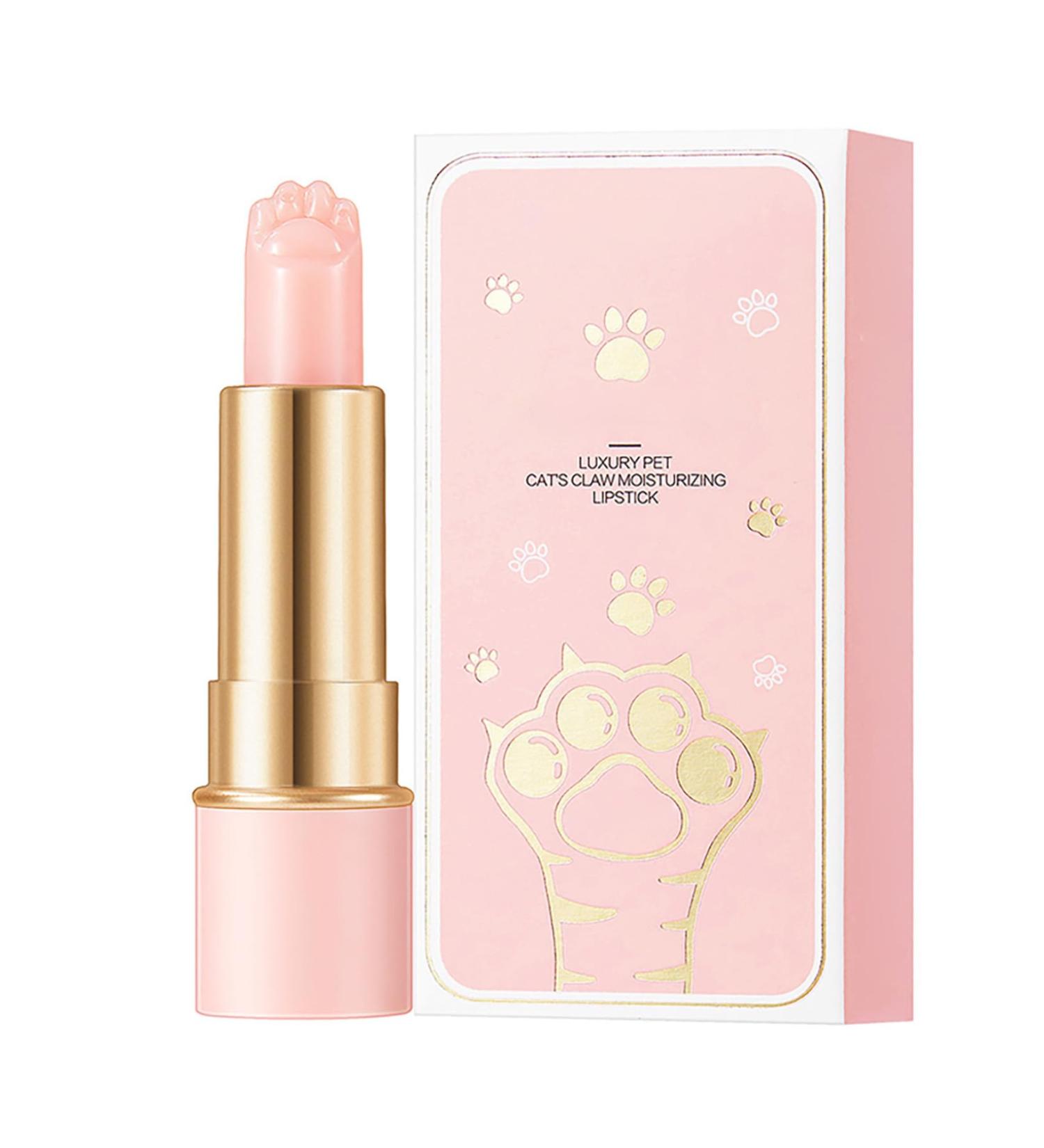 ACSUSS Fun Cat Paw Lip Balm Color Changing Natural Tint 3 5g Hydrating Moisturizing Lip Butter Smooth Soft Lips Care Daily Use Pink One Size One Size Pink - Buy Online on GoSupps.com