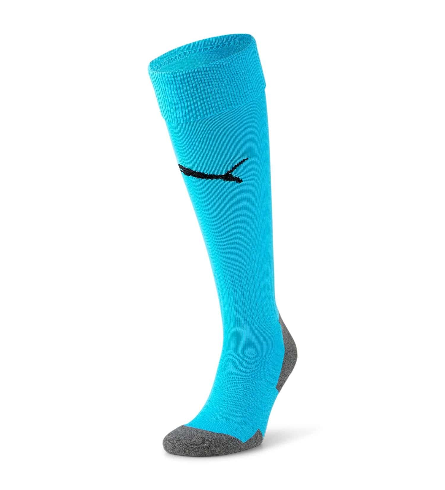 PUMA Men's Socks Team LIGA Socks CORE 35-38 LIGHT BLUE/BLACK