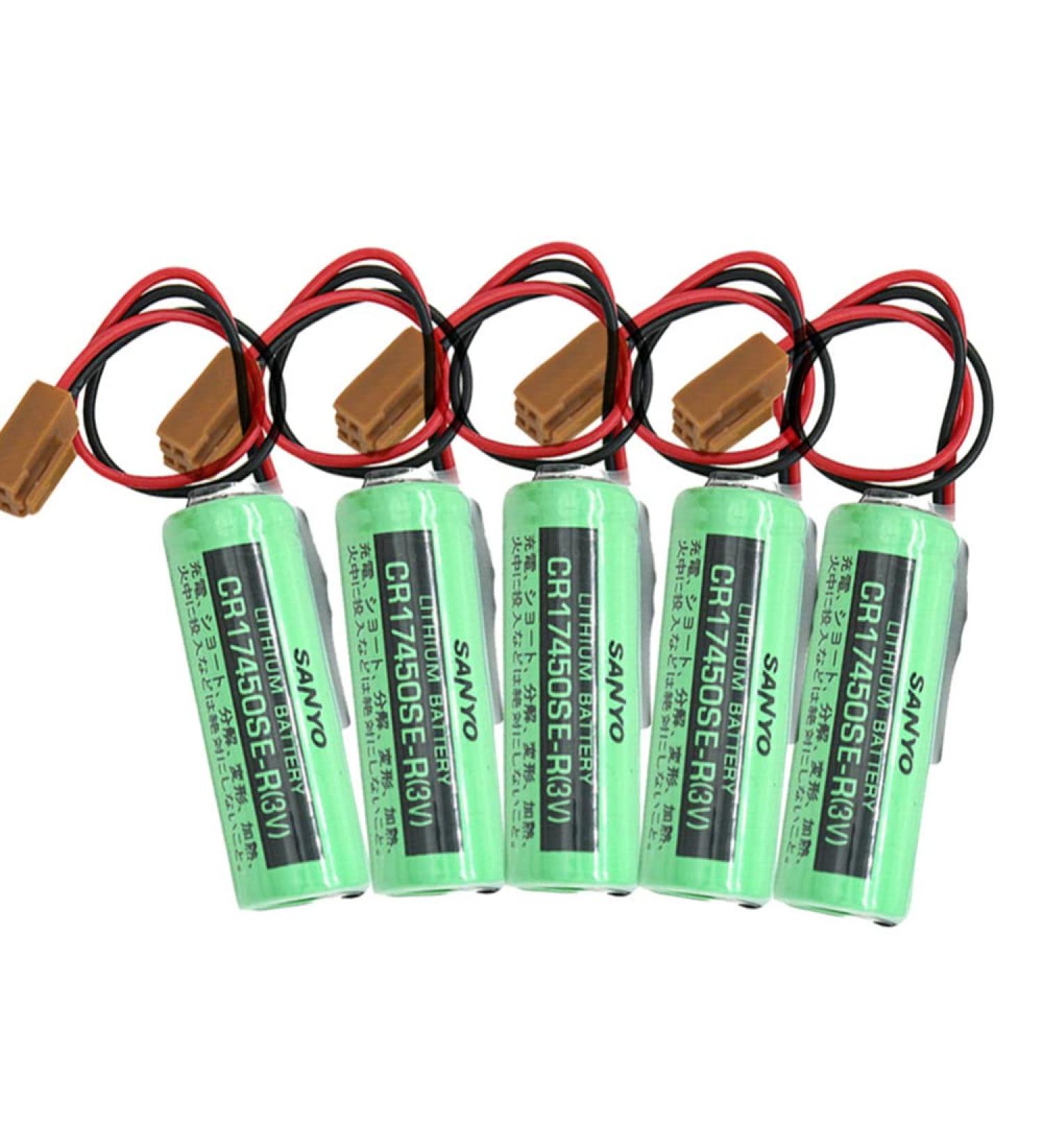 Buy 5PCS 3V CR17450SE-R PLC Battery for FANUC - 2500mAh Power Plug Included Fast International Shipping - Buy Online on GoSupps.com