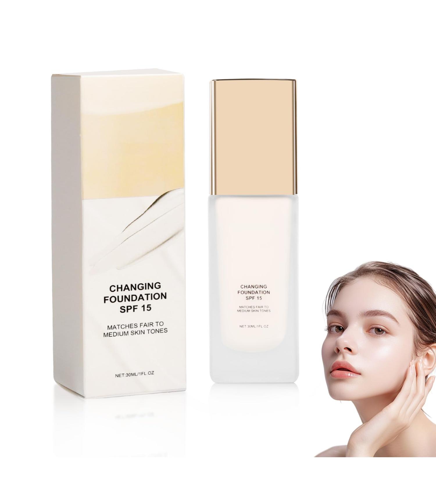  Generisch Color Changing Foundation Color Changing Foundation Color Changing Foundation for Mature Skin Moisturizing Foundation Powerful Concealer SPF15 - Buy Online on GoSupps.com