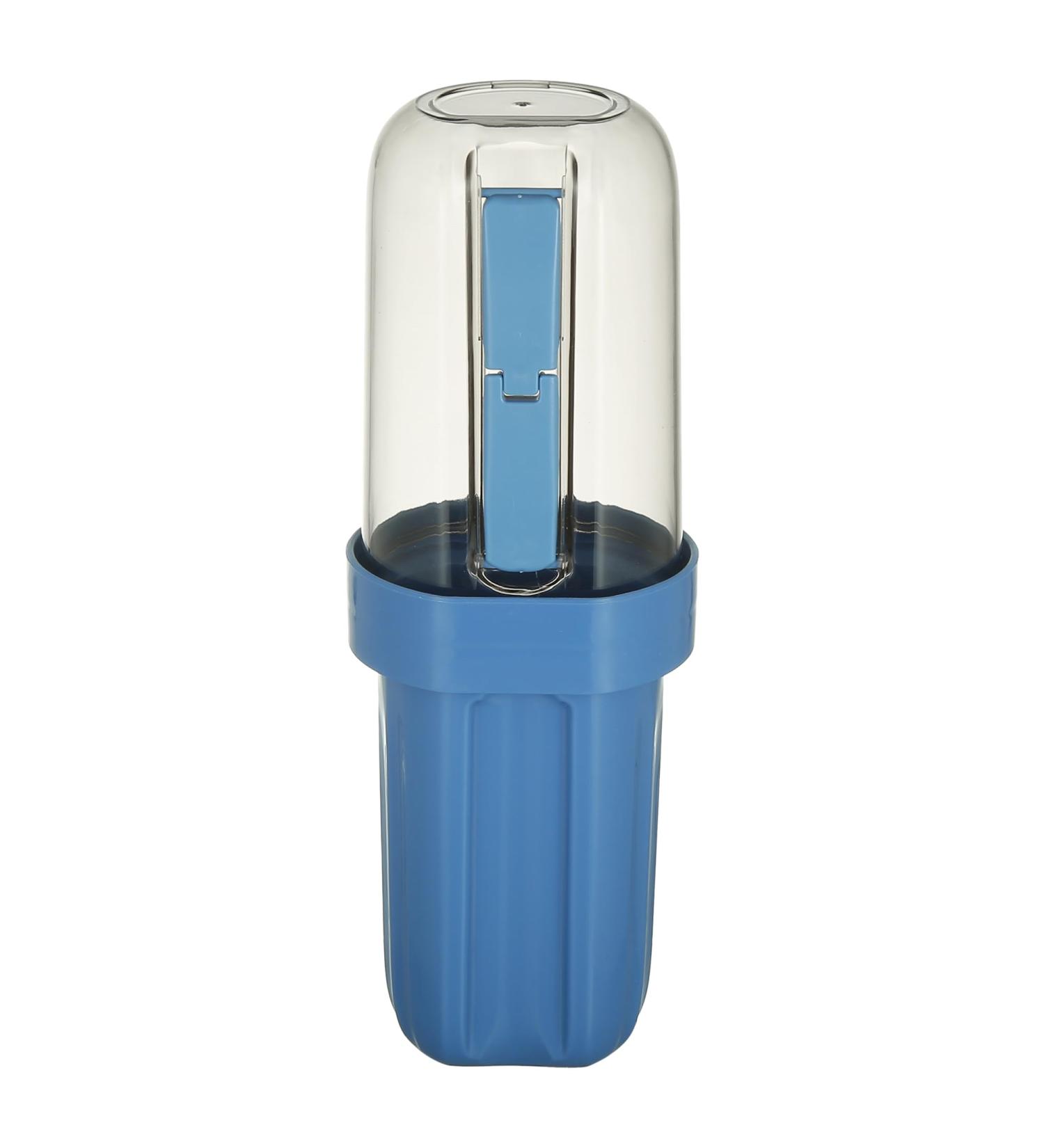 VOCOSTE Lightweight Travel Toothbrush Case - Durable Plastic Holder for Travel & Business Blue - 2.99 x 2.83 x 8.27 - Buy Online on GoSupps.com