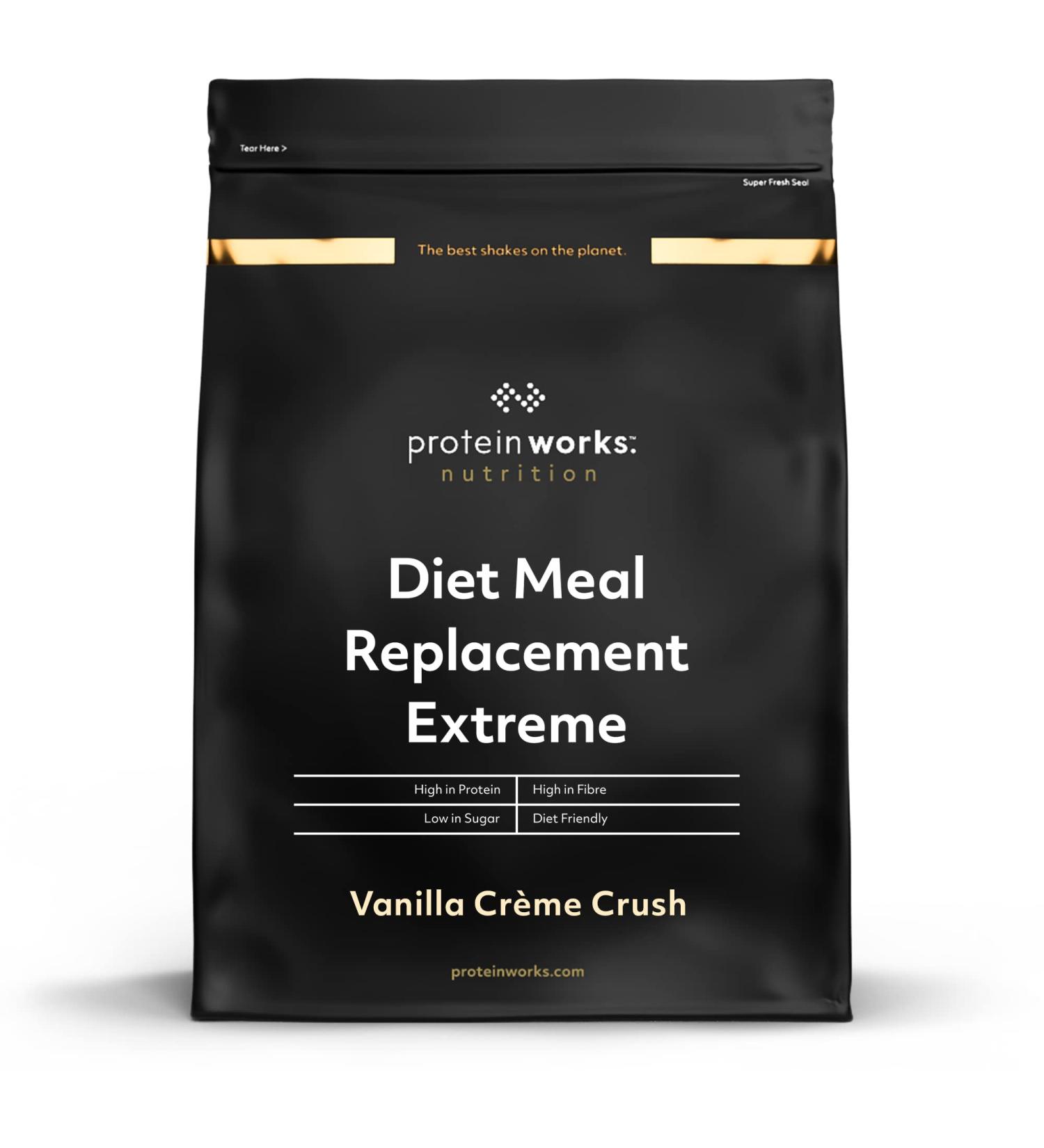 Buy Protein Works Diet Meal Replacement Extreme - 25g Protein Shake for Weight Control 16 Servings Vanilla Cream 1kg | International Shipping Available - Buy Online on GoSupps.com