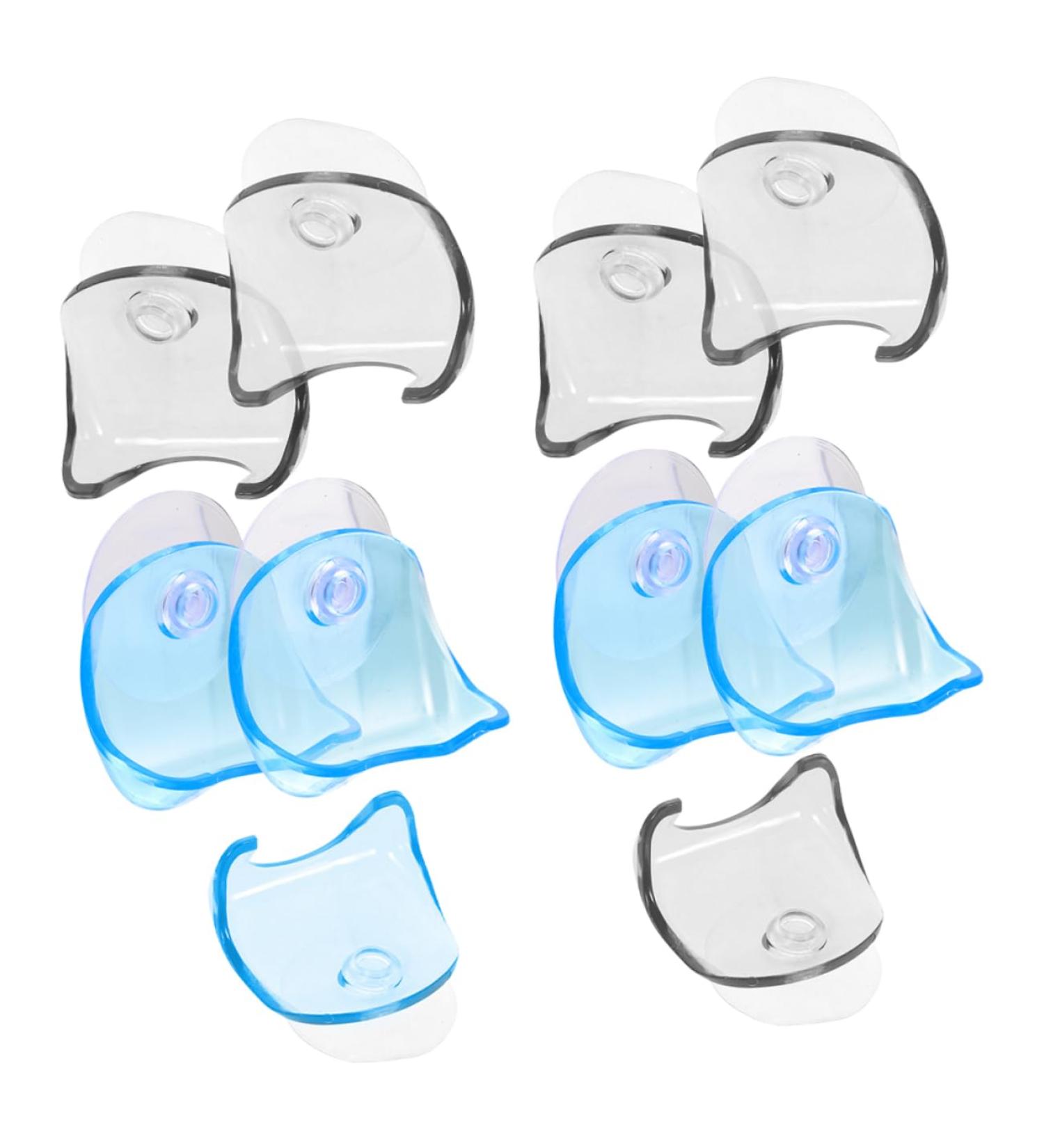 Minkissy 10-Pack Razor Holder - Suction Cup Shower Wall Stand for Razor Storage & Shaving Hooks - Durable Plastic Display - Buy Online on GoSupps.com