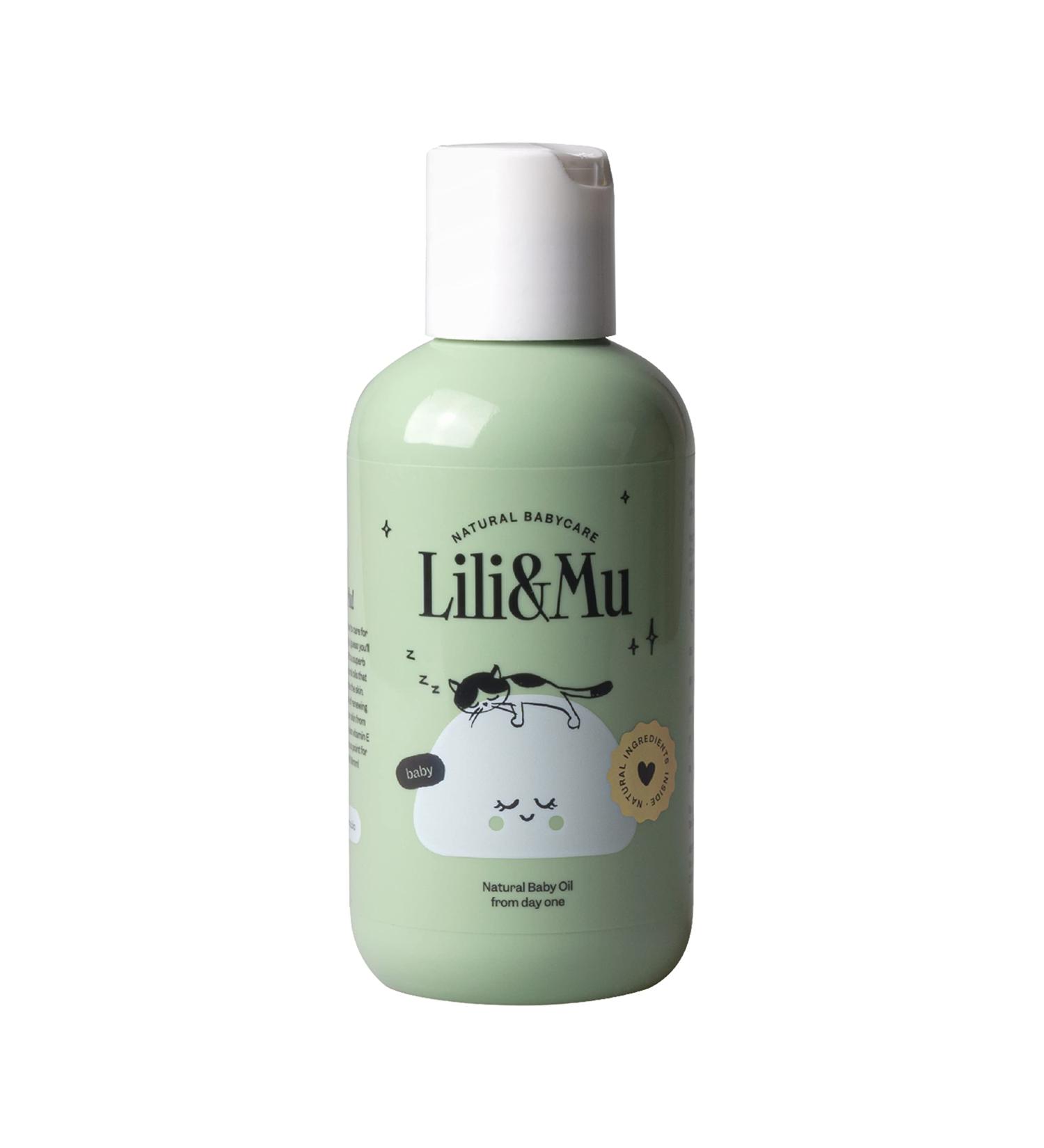 Lili&Mu Natural Oils for Children 150ml | Baby Massage Oil Jojoba Oil Calendula Extract Vitamin E | Vegan Body Oil Nourish Moisturizing Skin - Buy Online on GoSupps.com