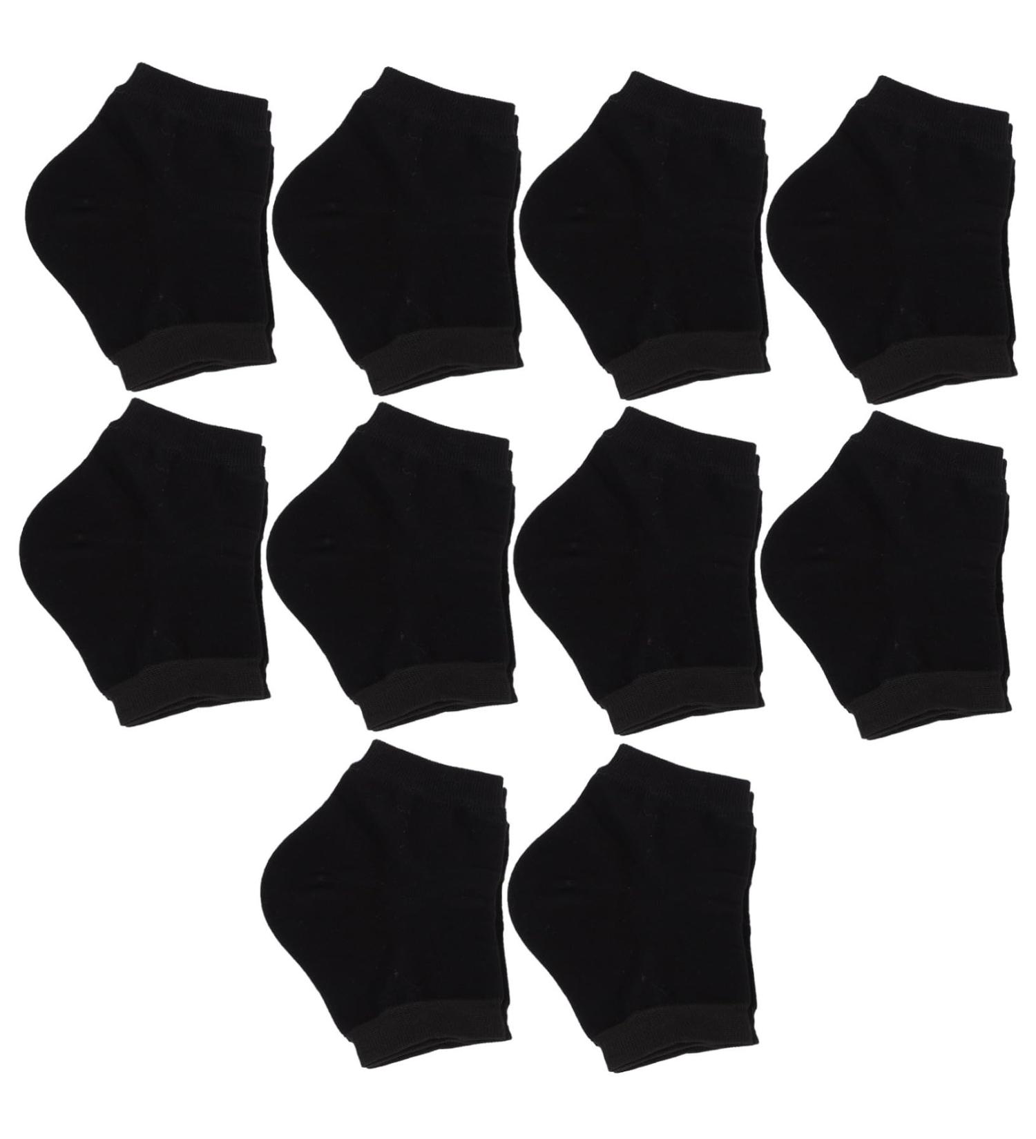 Ipetboom 10 Pairs Silicone Heel Socks Heel Spa Socks Comfortable Foot Sleeves Cracked Foot Care Socks Moisturizing Heel Sleeves Breathable Heel Sleeves Heel Gel Cups Winter Items Elasticity - Buy Online on GoSupps.com