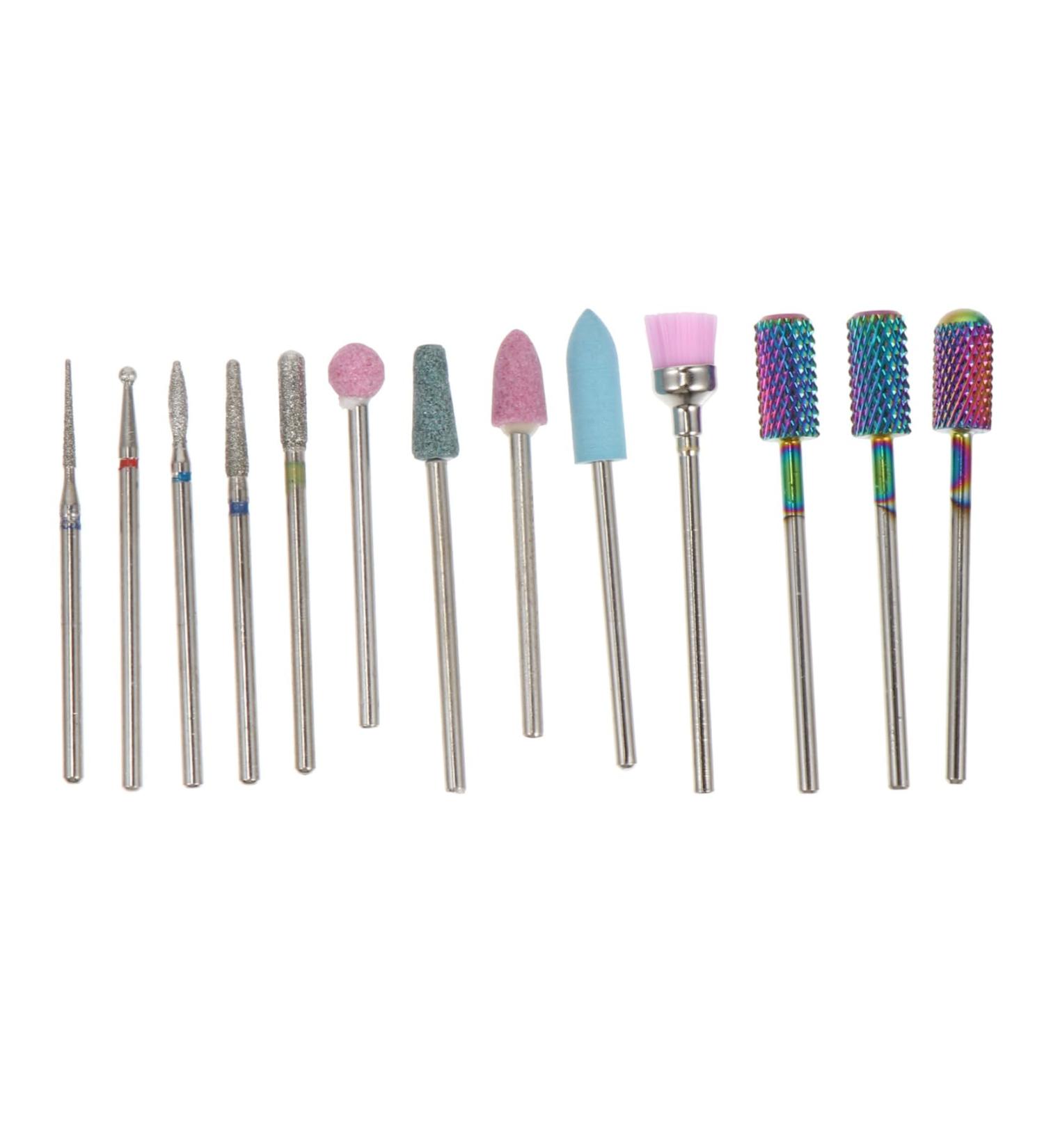 Housoutil 1 Nail Drill Set Manicure Tools Ceramic Nail File Diamond Drill Nail Art Tool Rotary Cleaning Tools Nail Tools for Nail Art Nail Drill File Bit Corundum Polisher Accessories - Buy Online on GoSupps.com