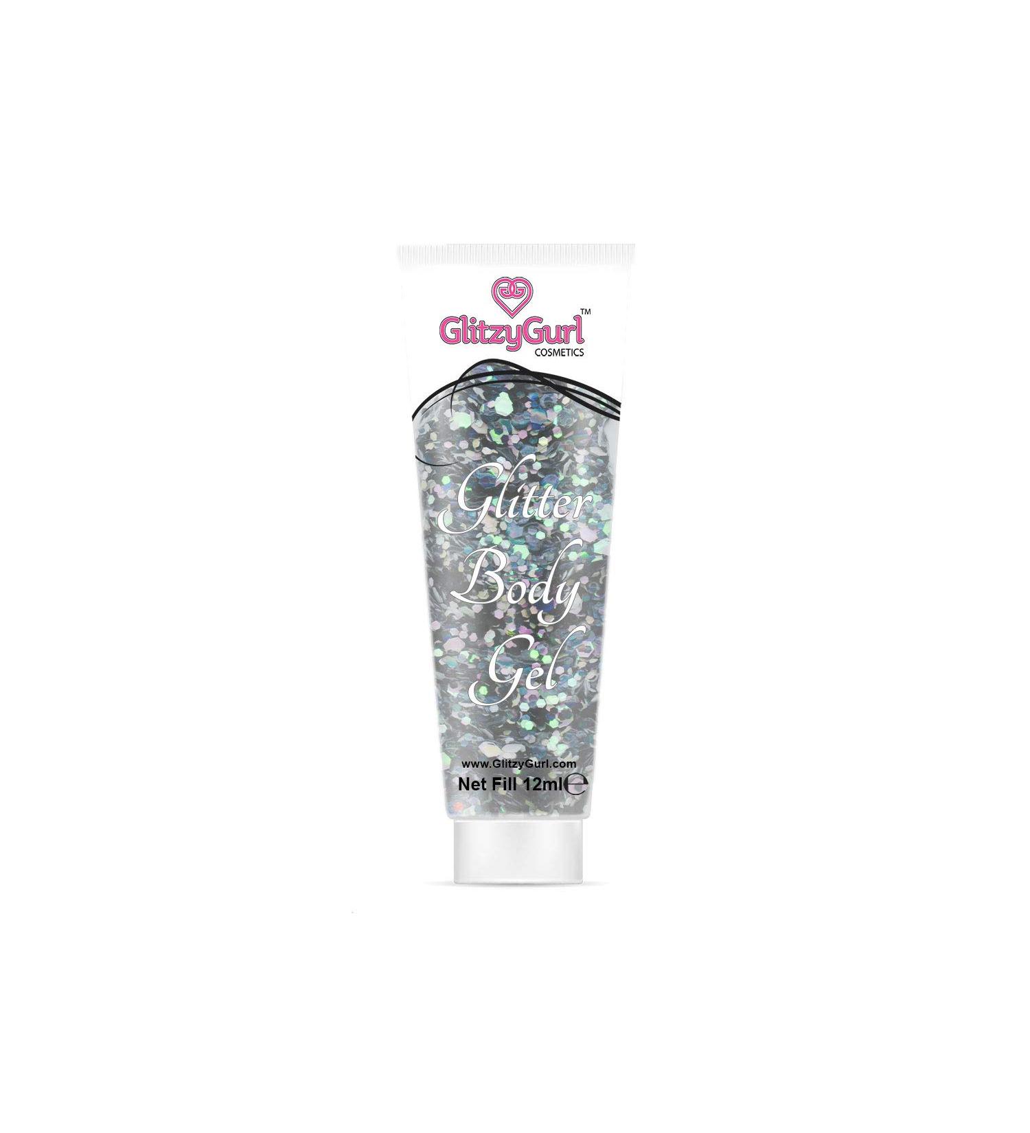 Holographic Glitter Face and Body Gel 12ml Cosmetic Glitter Body Glitter Hair Glitter Gel (Rohdonite Revenge)