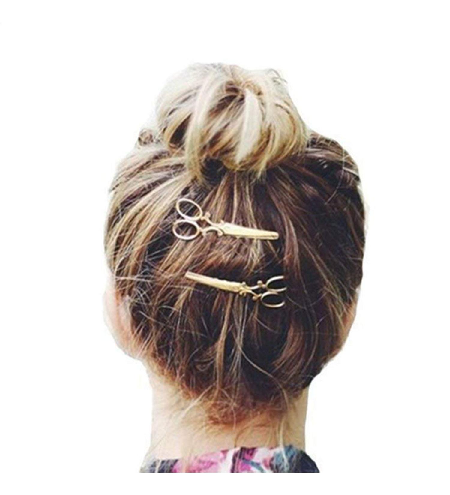 1Pc Silver Creative Hair Scissors Hair Clip Hairpin Hairpin Accessories for Women and Girls Hair Styling Accessories Hair Care