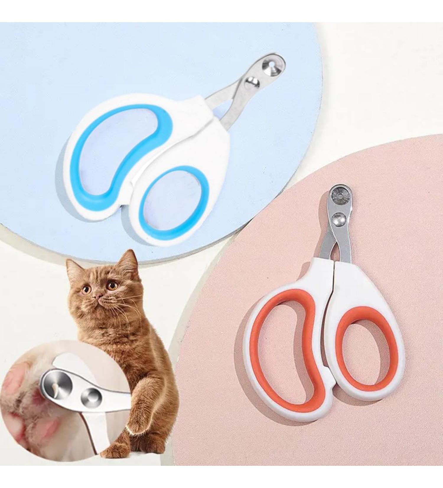 2PCS Pet Nail Clippers with 2mm Round Cutout for Cats/Birds/Small Animals - Avoid Over Cutting Nail Clippers for Hyperactive Cats Who Like to Struggle - Injury-Free Nail Cutting for Novice pet Family - Buy Online on GoSupps.com