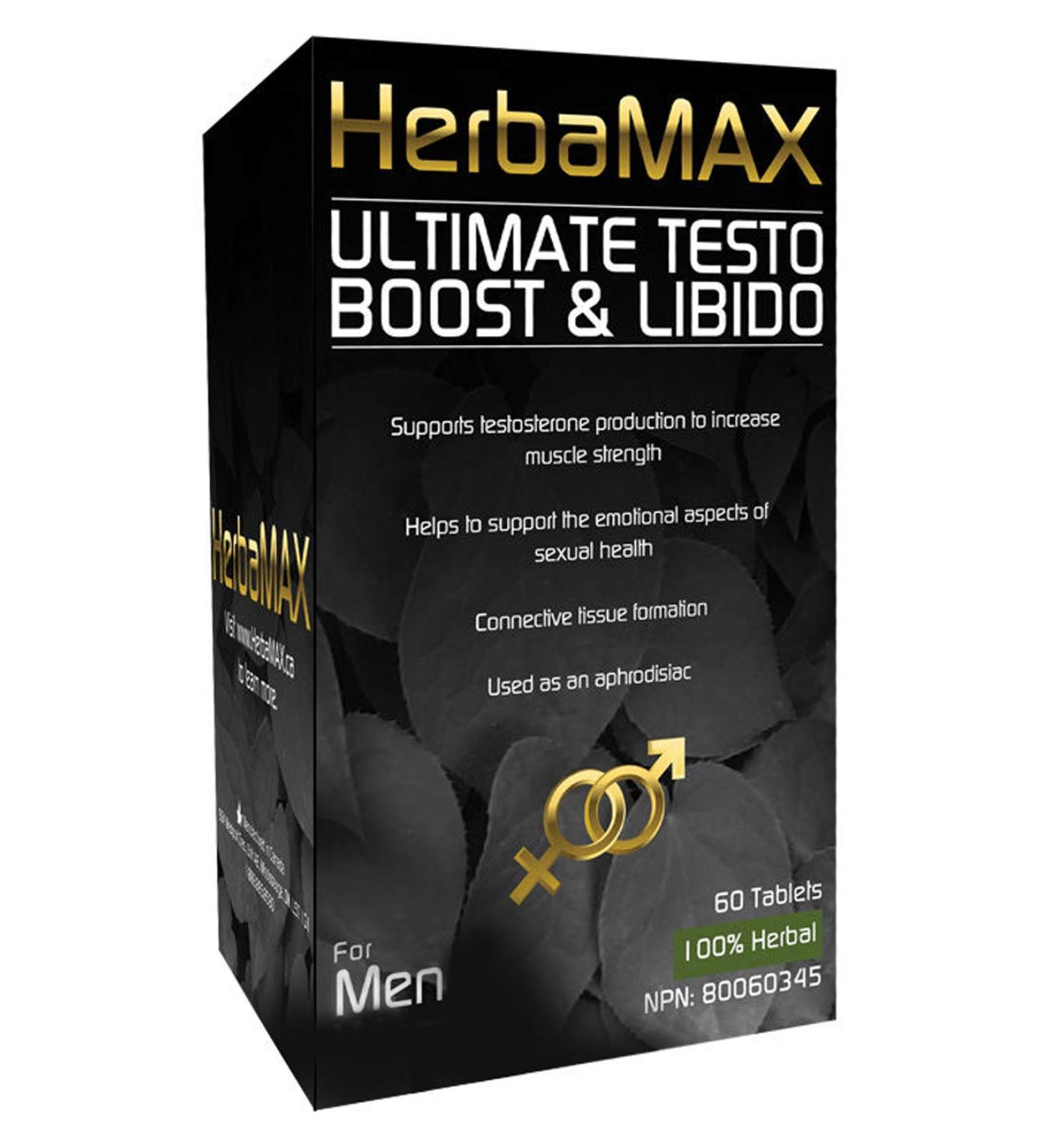 HerbaMAX Ultimate Testo Boost | 60 Tablets | HerbaMAX |