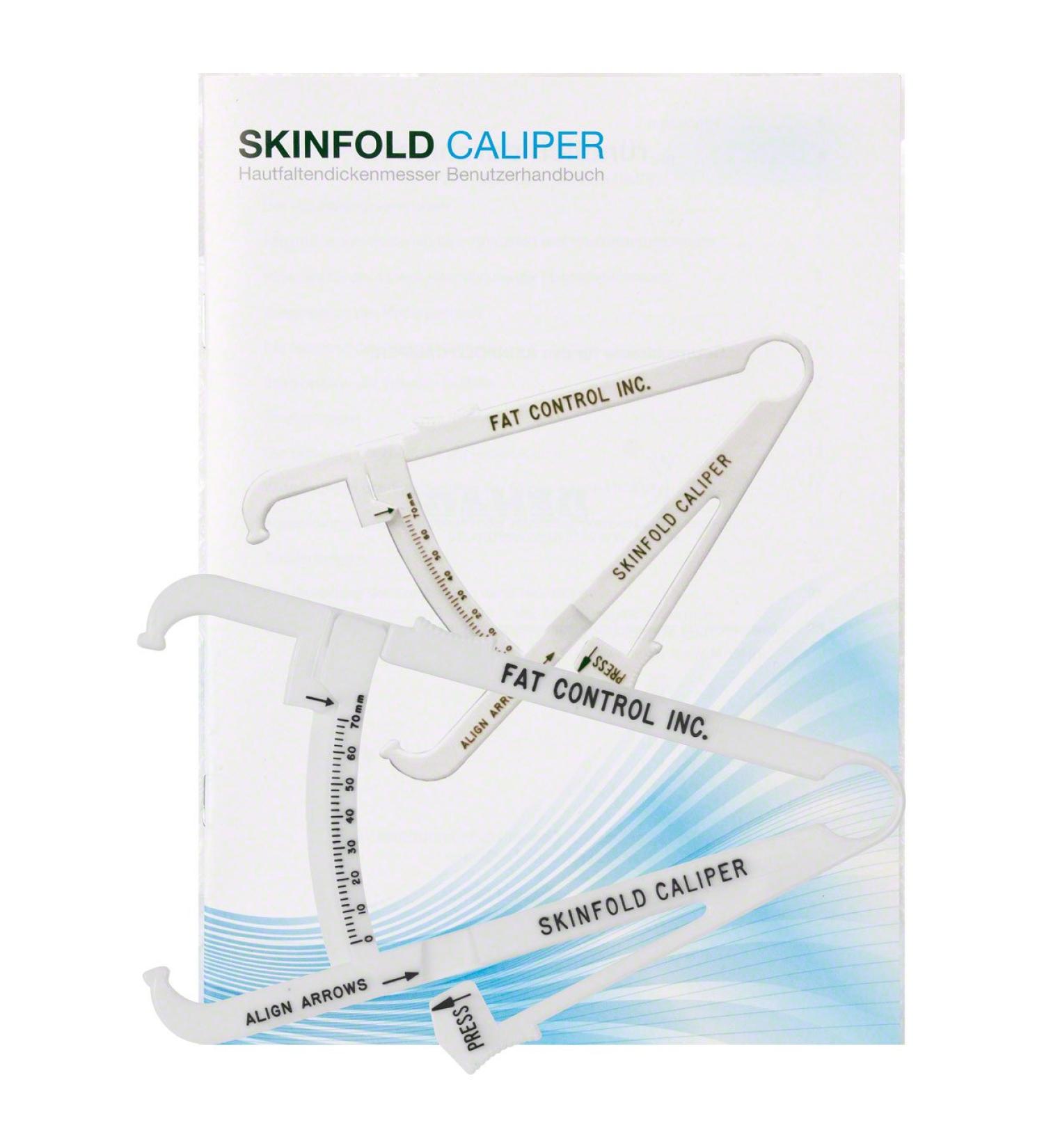 Premium Caliper with User Manual - Accurate Body Fat Measurement & Skinfold Thickness Gauge for Health Tracking - Buy Online on GoSupps.com