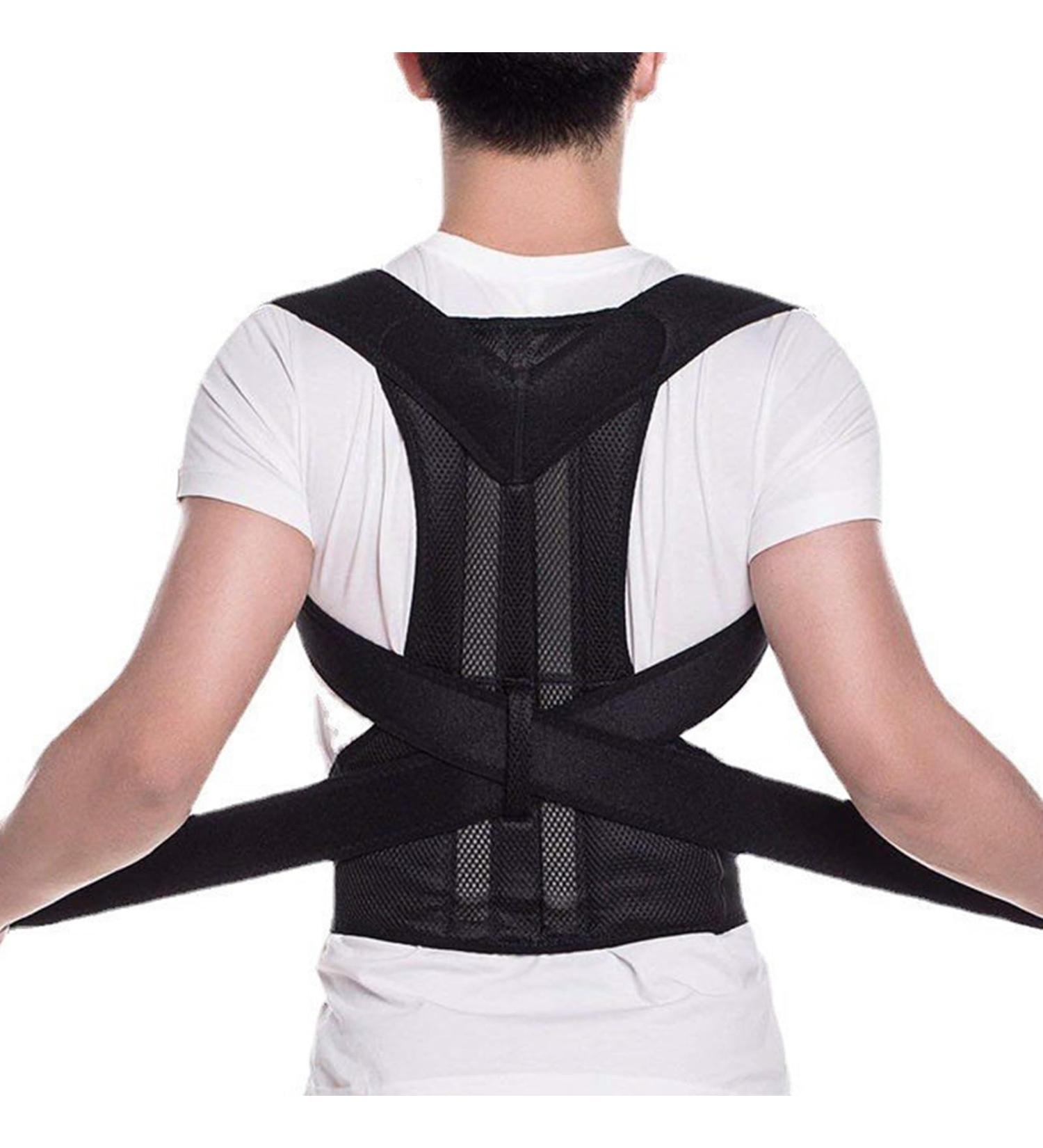 LUXOPALOPI Back Posture Corrector for Men and Women - Adjustable Lumbar Shoulder Support for Effective Neck and Shoulder Posture Correction (L) - Buy Online on GoSupps.com