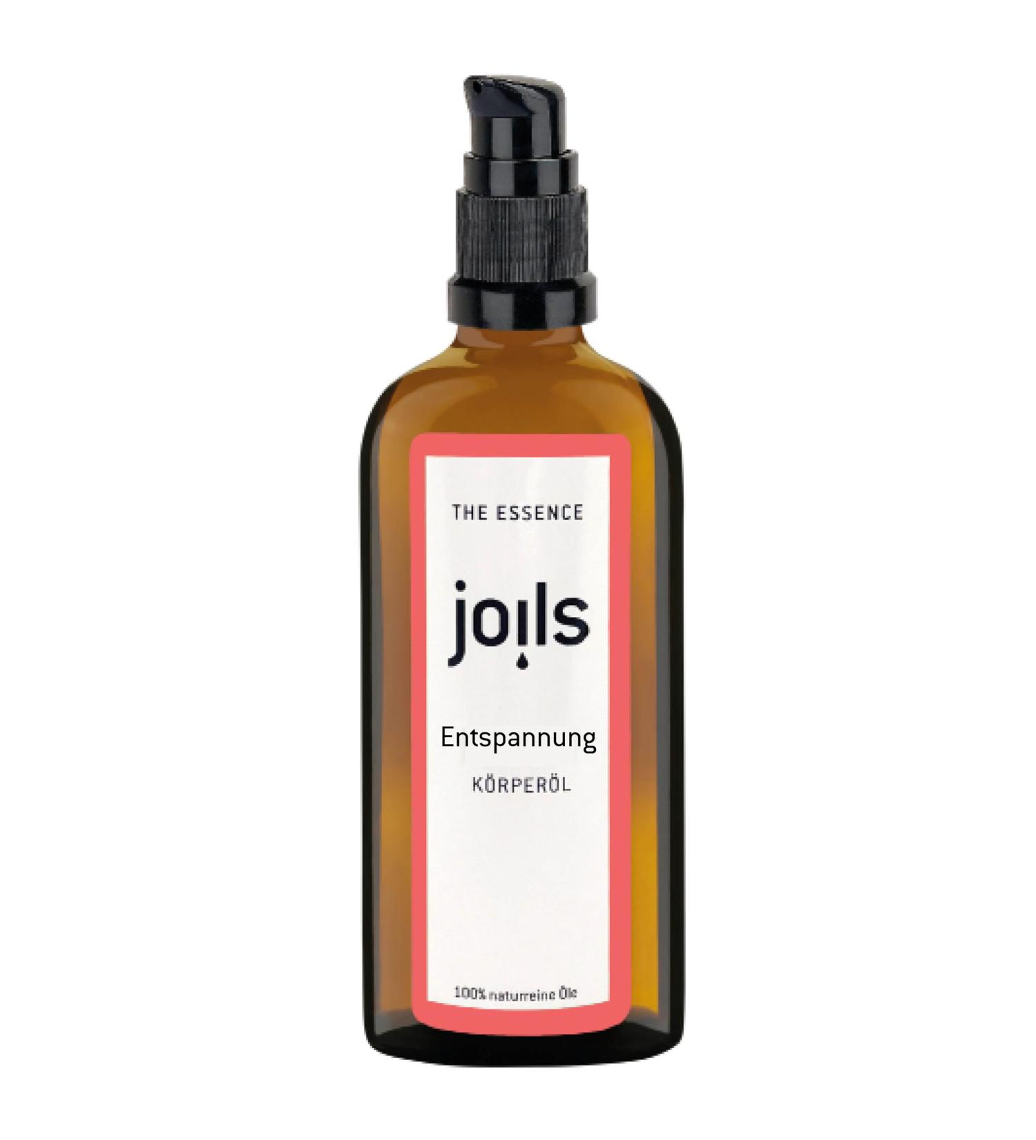 JOILS Body Oil RELAXATION 100ml relaxing fragrance composition made from natural oils suitable for massage & skin care