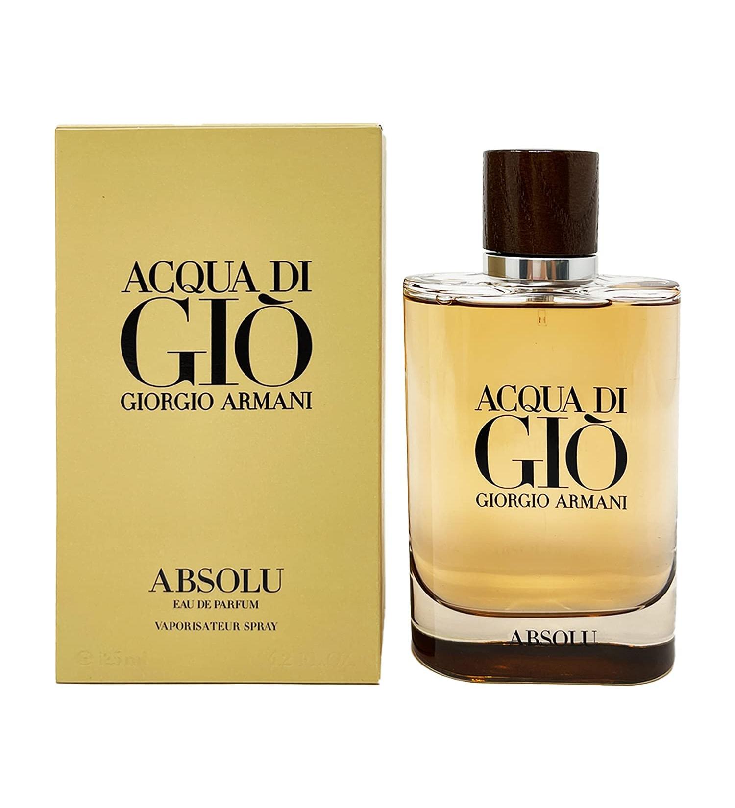 GIORGIO ARMANI Acqua Di Gio Absolu Eau De Parfum Spray 4.2 Oz - Woody Aromatic Scent for Men - Buy Online on GoSupps.com