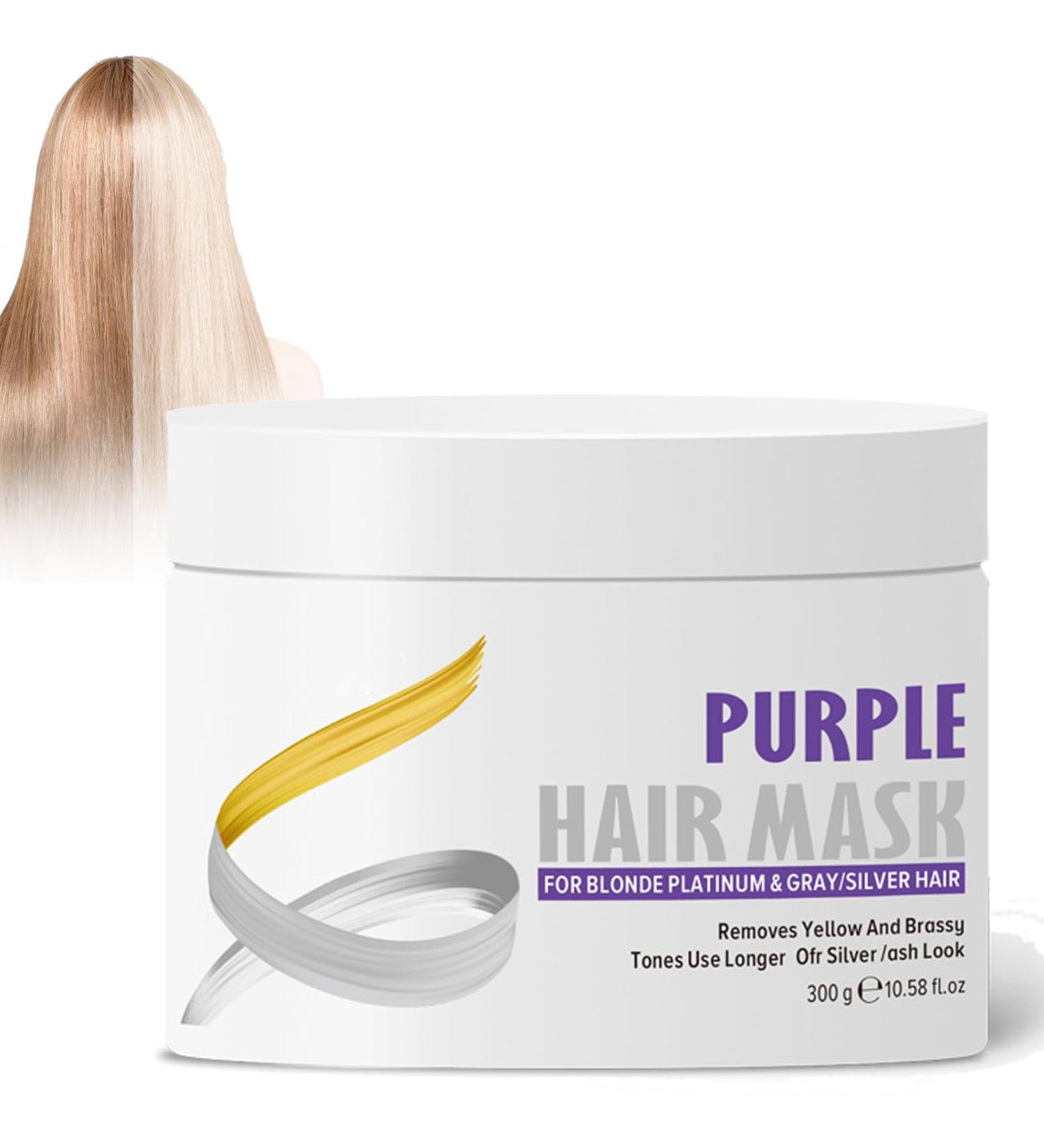  Pemarlis Purple shampoo 300g Silver No Yellow for blonde hair quickly eliminates yellow tones from blonde platinum white or grey hair - Buy Online on GoSupps.com