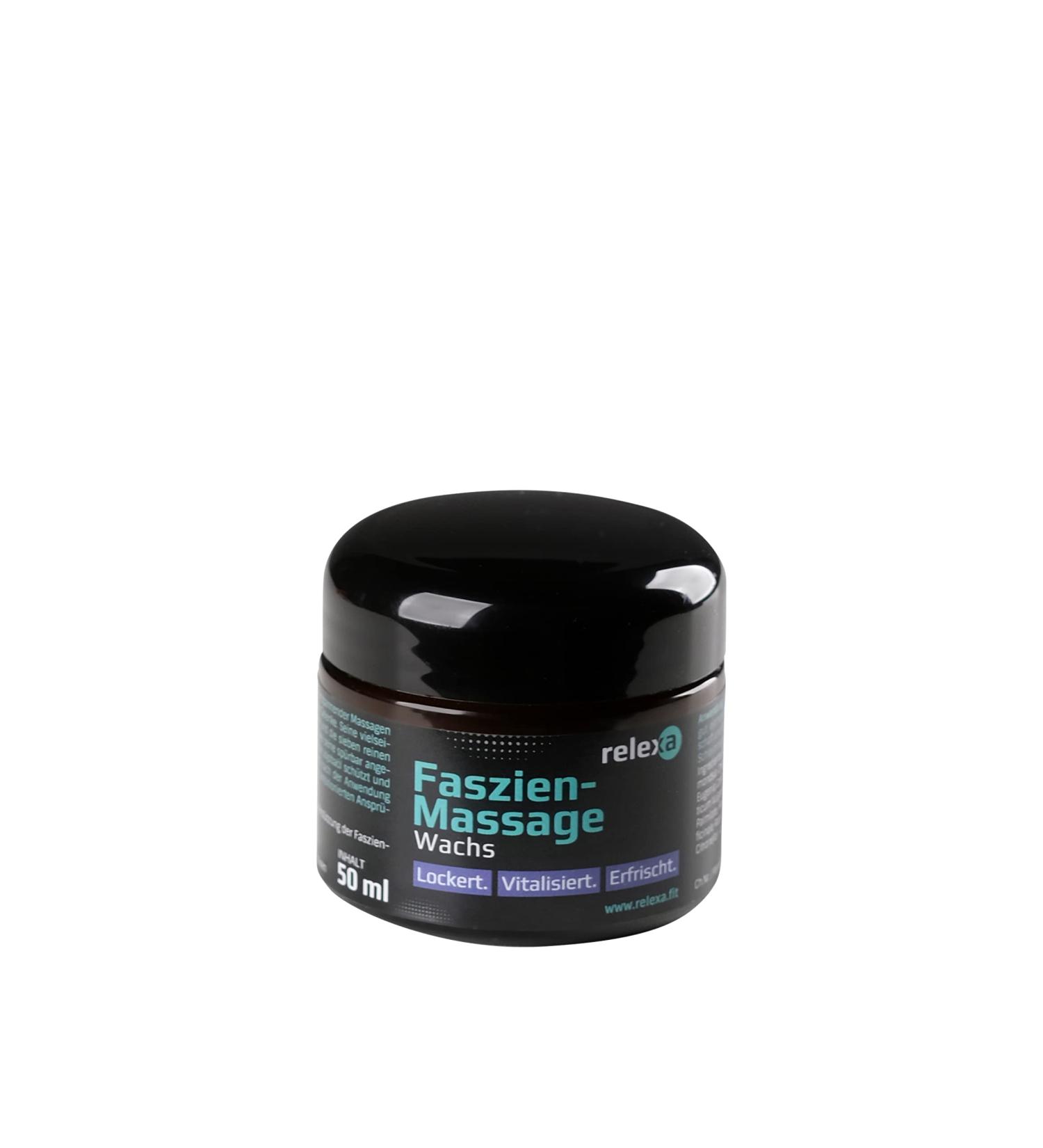 RELEXA Fascia Massage Wax | Relaxation & Muscle Pain Relief | Easy to Use - 50ml for Effective Massage - Buy Online on GoSupps.com