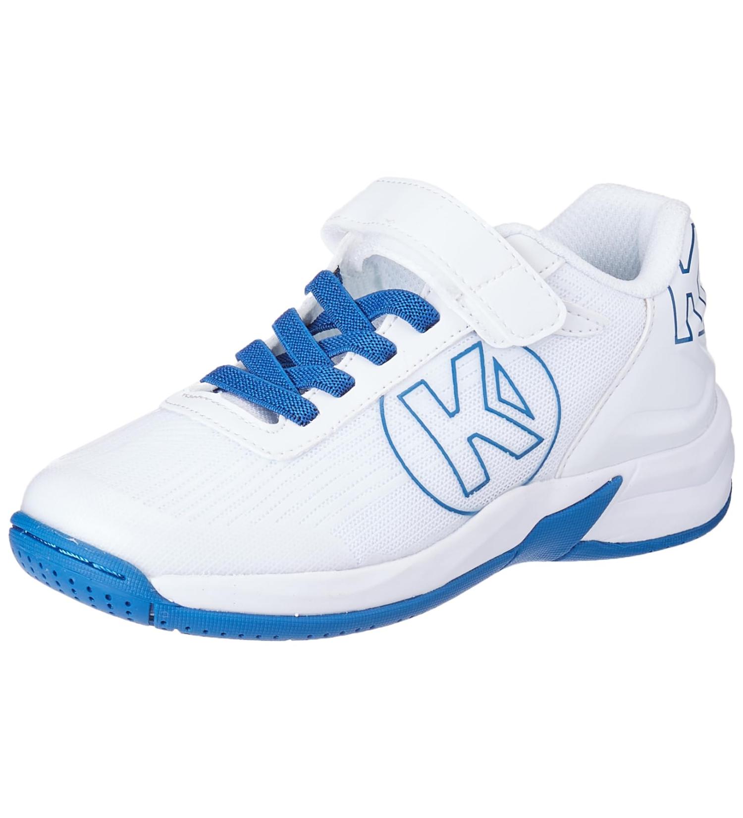 Kempa Children's Handball Shoes Attack 2.0 JUNIOR - White/Classic Blue Size 30 | Best International Shipping - Buy Online on GoSupps.com