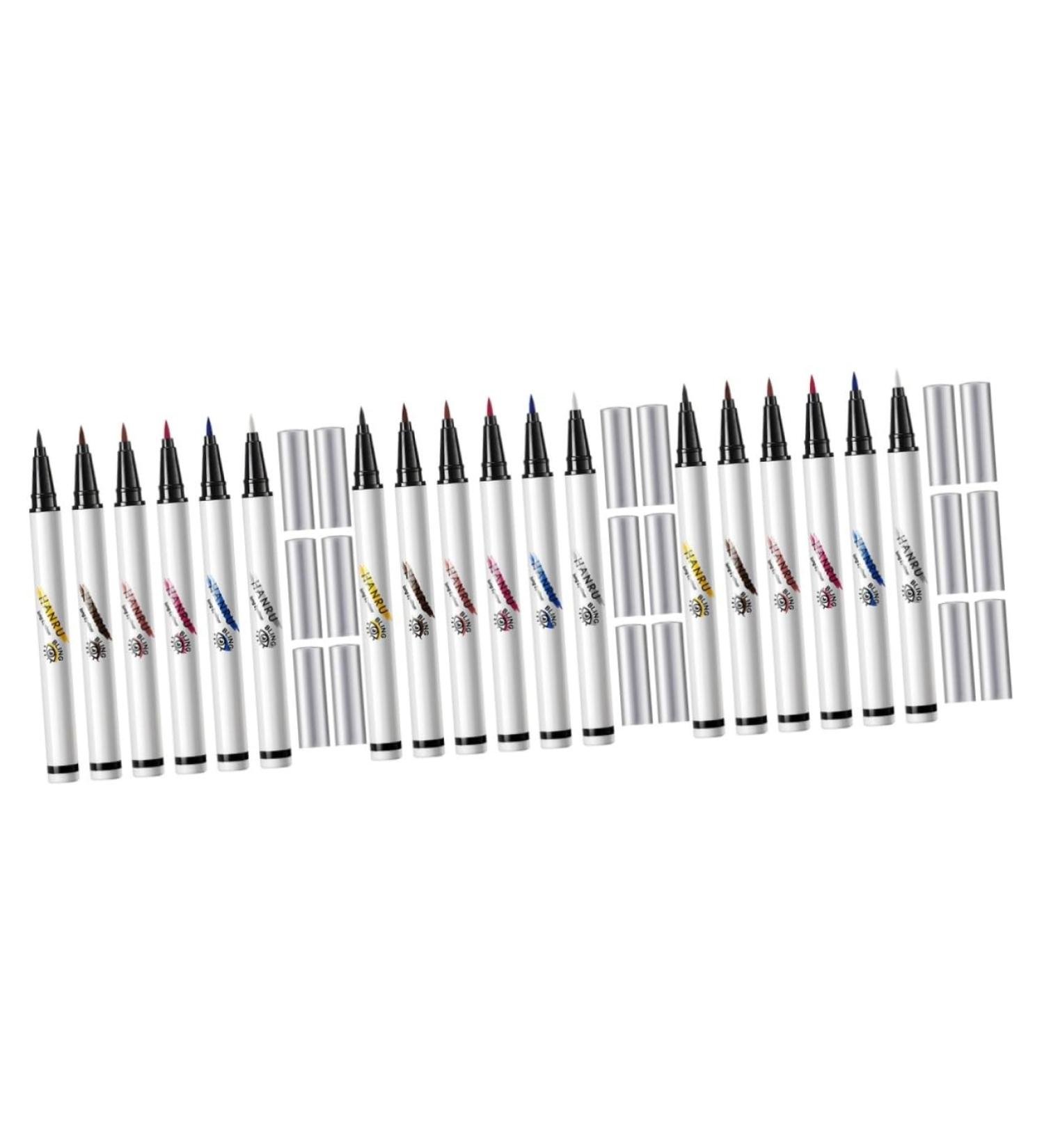 Beavorty 18 Pcs 4 in One Makeup Pen Pink Eyeliner Lasting Eyeliner Colorful Eyeliner Pen Set Matte Abs Miss - Buy Online on GoSupps.com