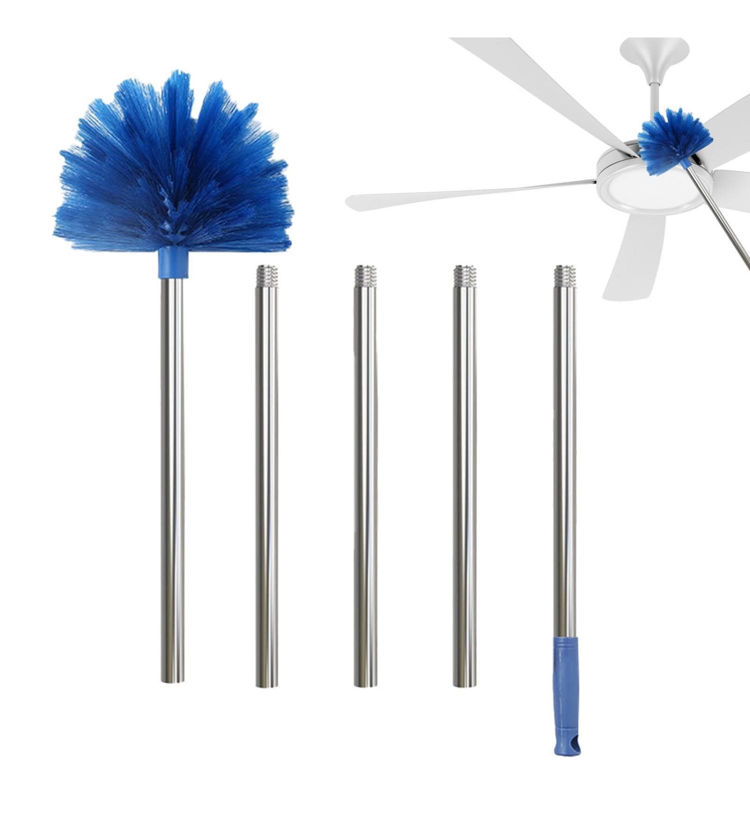 Cobweb Duster with Extension - Sturdy Extendable Spider Web Brush with Long - Spider Web Remover for Cleaning Ceiling Fan High Ceiling Blinds Furniture & Cars Siopob - Buy Online on GoSupps.com