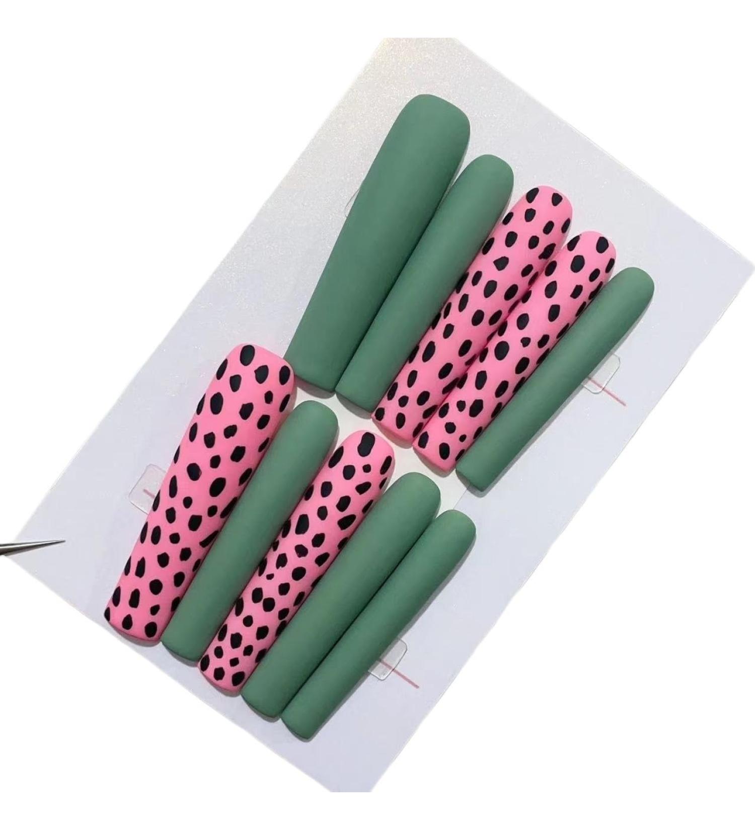 Handmade wearing of European and American style nail patches halo dyeing detachable nail art patches fake nails(A-003 M)