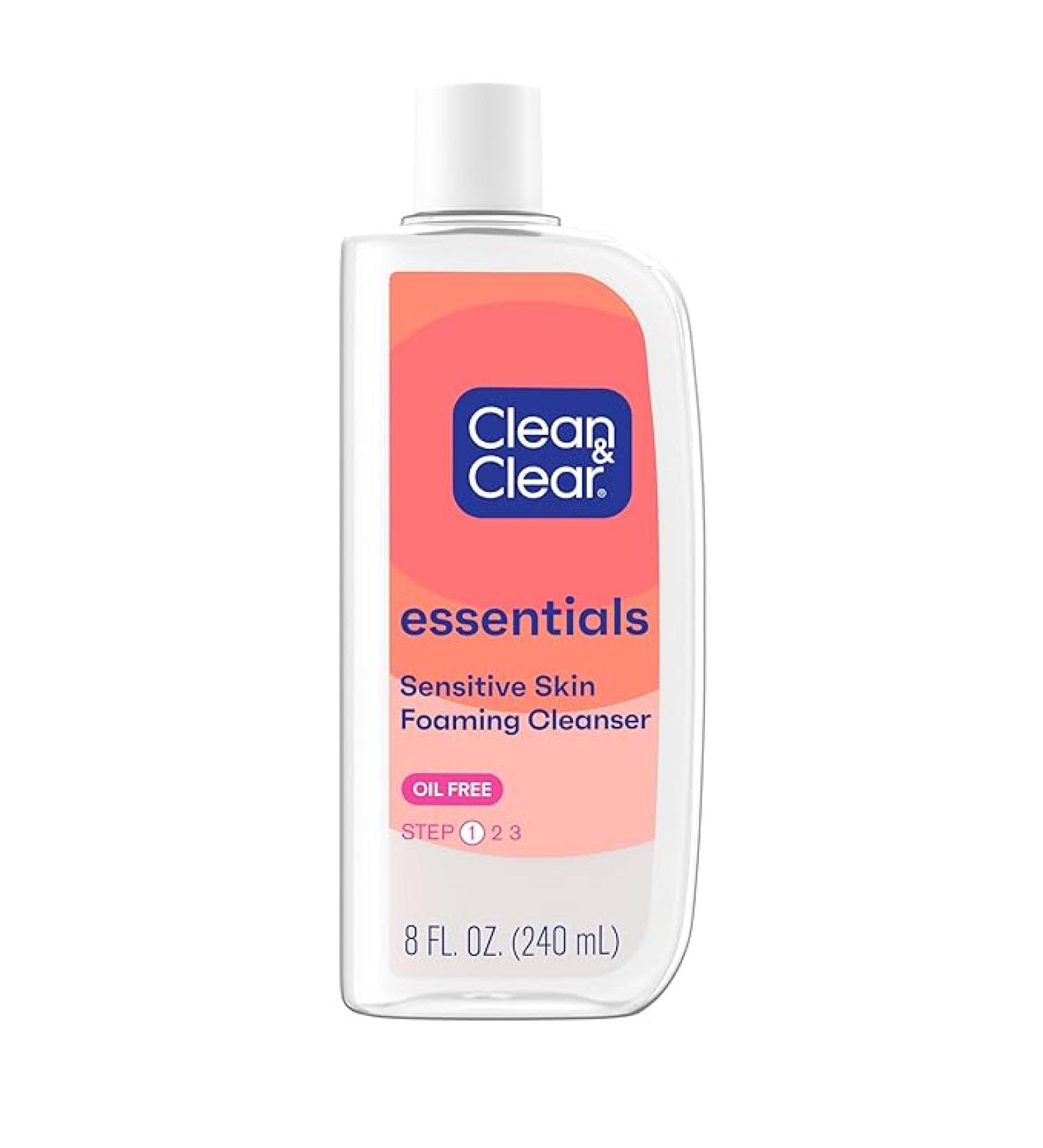 Clean & Clear Foaming Facial Cleanser with Glycerin - Oil-Free Daily Face Wash - Coconut - 8 Fl Oz - Buy Online on GoSupps.com