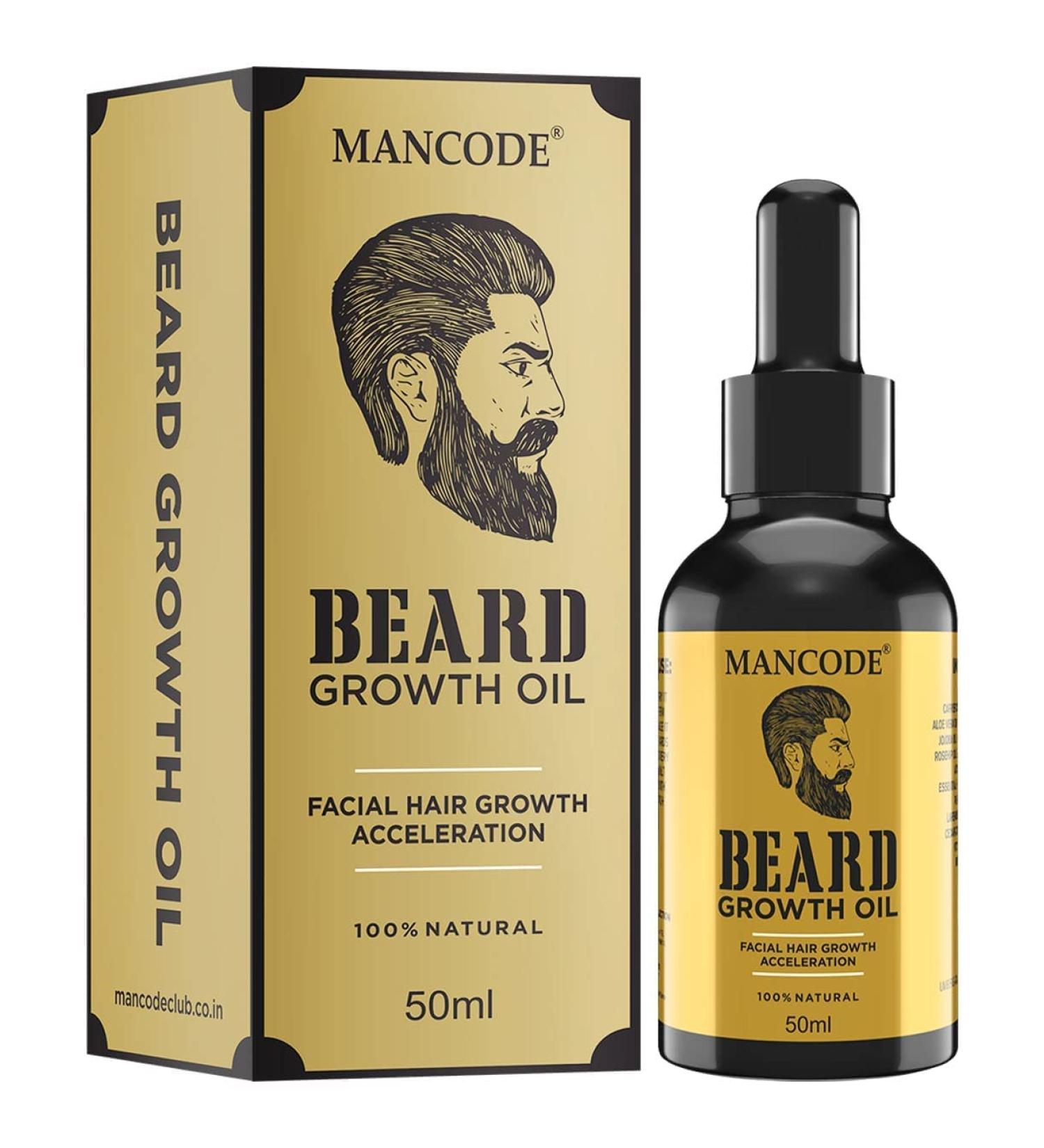  QURA QURA Beard Growth Oil | Fast Growth | Non-Sticky Grease | Thick Beard | Nourishes and Strengthens | Suitable for All Hair Types 50ml - Buy Online on GoSupps.com