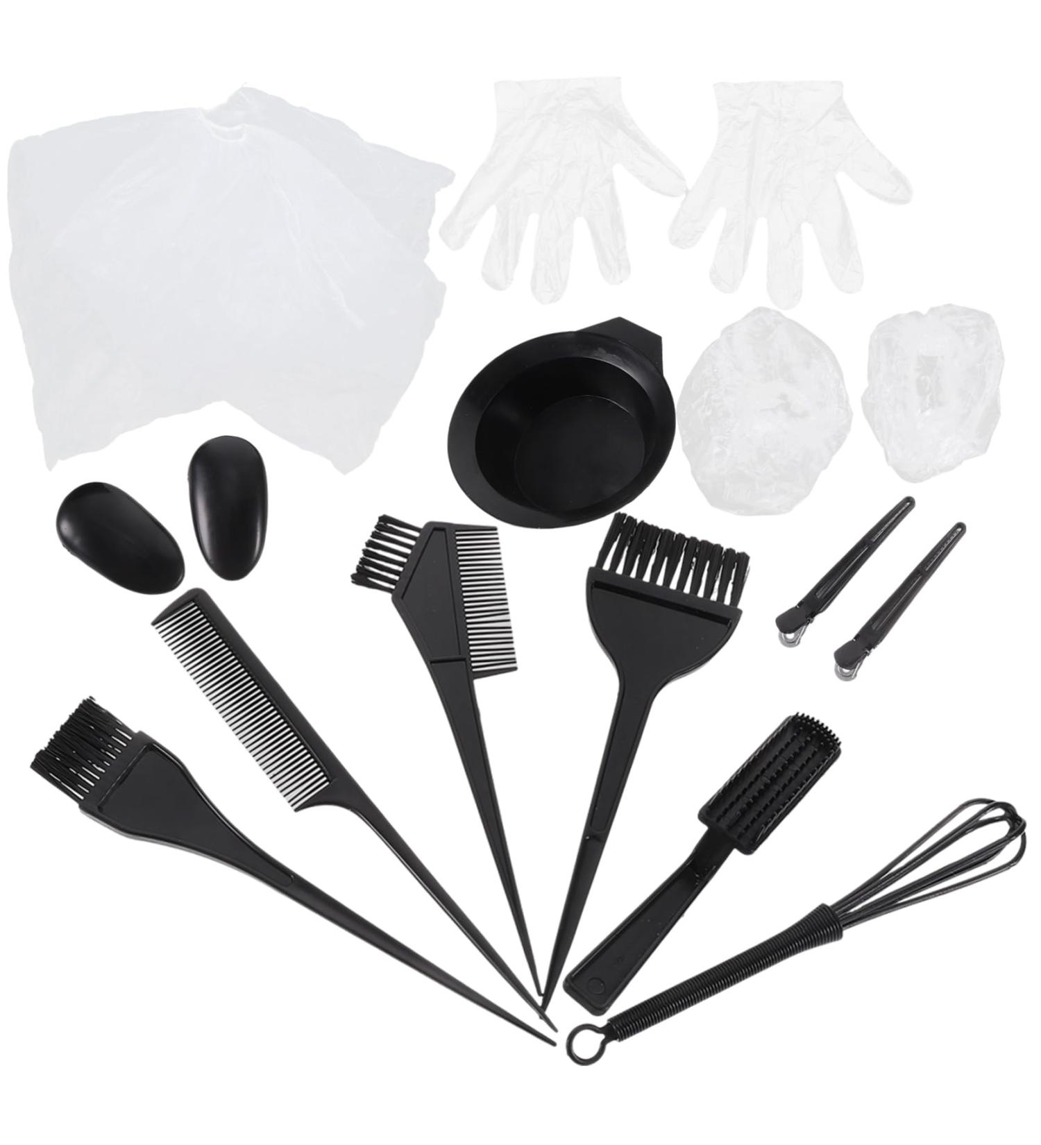 FRCOLOR 3 Sets Hair Dye Oil Make Yourself Hair Dye Set Hair Dye Brush Hair Tint Tool Earmuffs Hairdressing Supplies Hair Dye Sets Mixing Suite Mirror Plastic - Buy Online on GoSupps.com