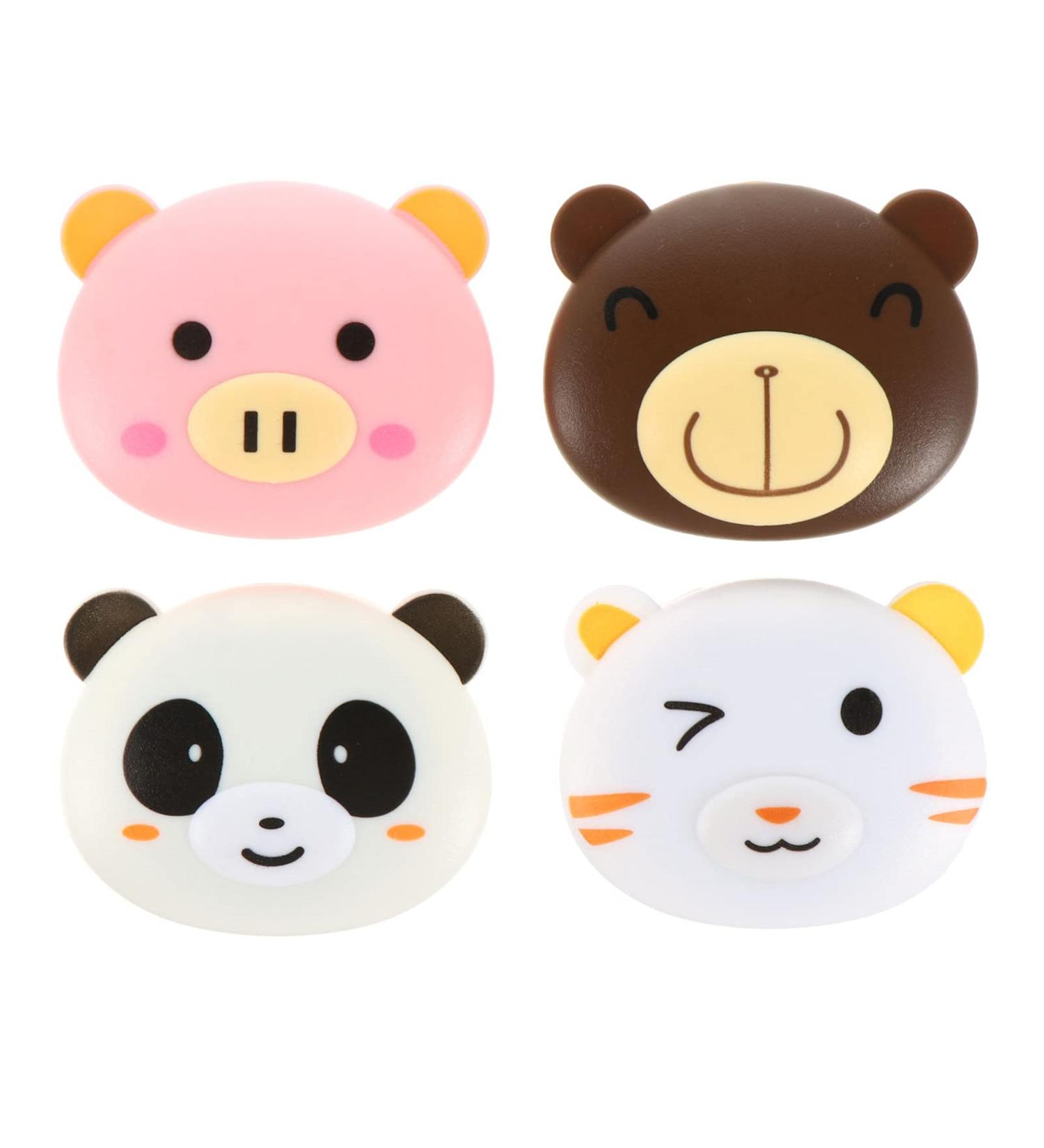 EXCEART 4pcs Contact Lens Case Set - Stylish Eye Care Storage Box for Travel & Home - Buy Online on GoSupps.com