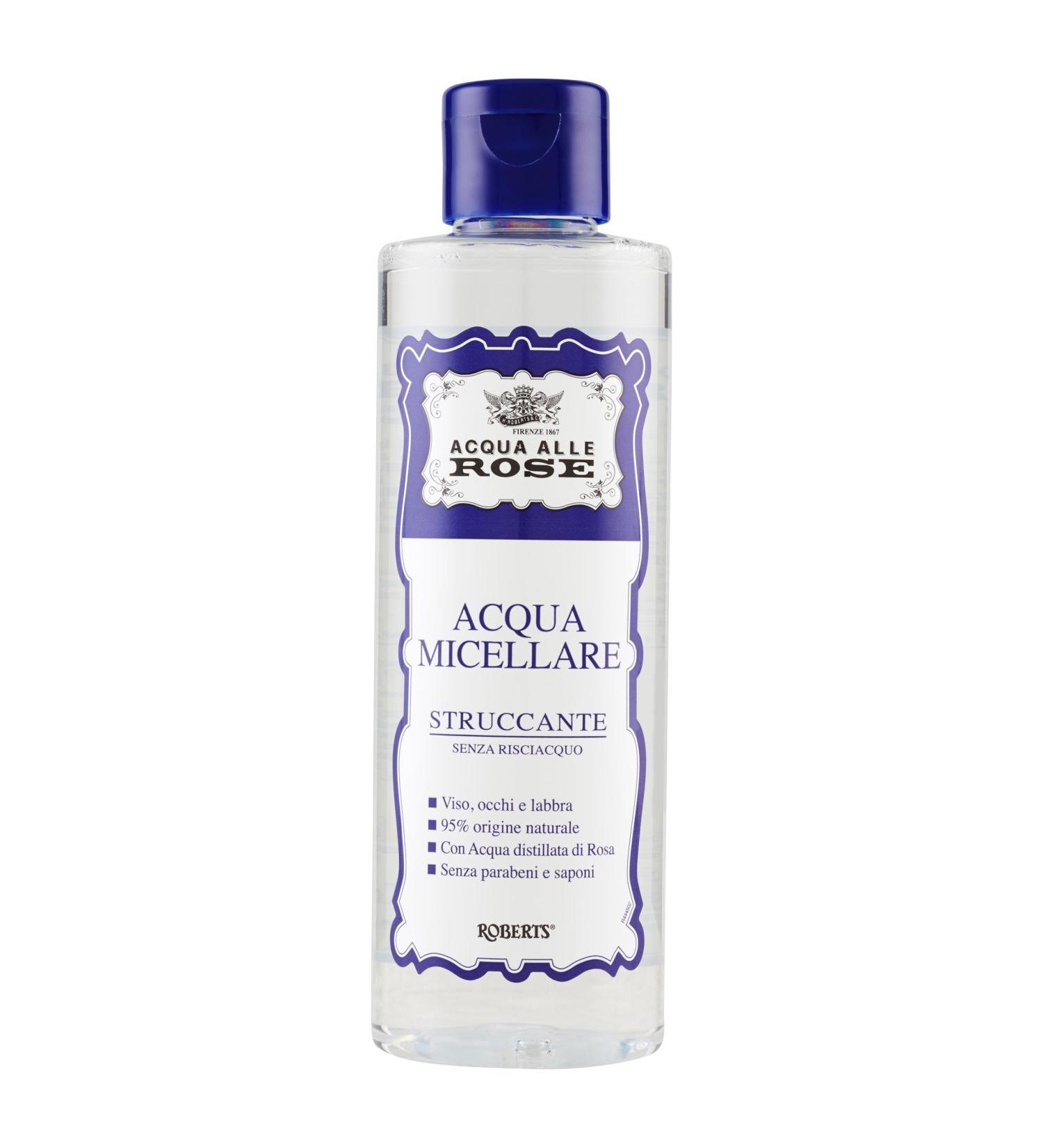  Acqua alle Rose Rose Water Micellar Water Make-up Remover for Face Eyes and Lips 200 ml - Buy Online on GoSupps.com