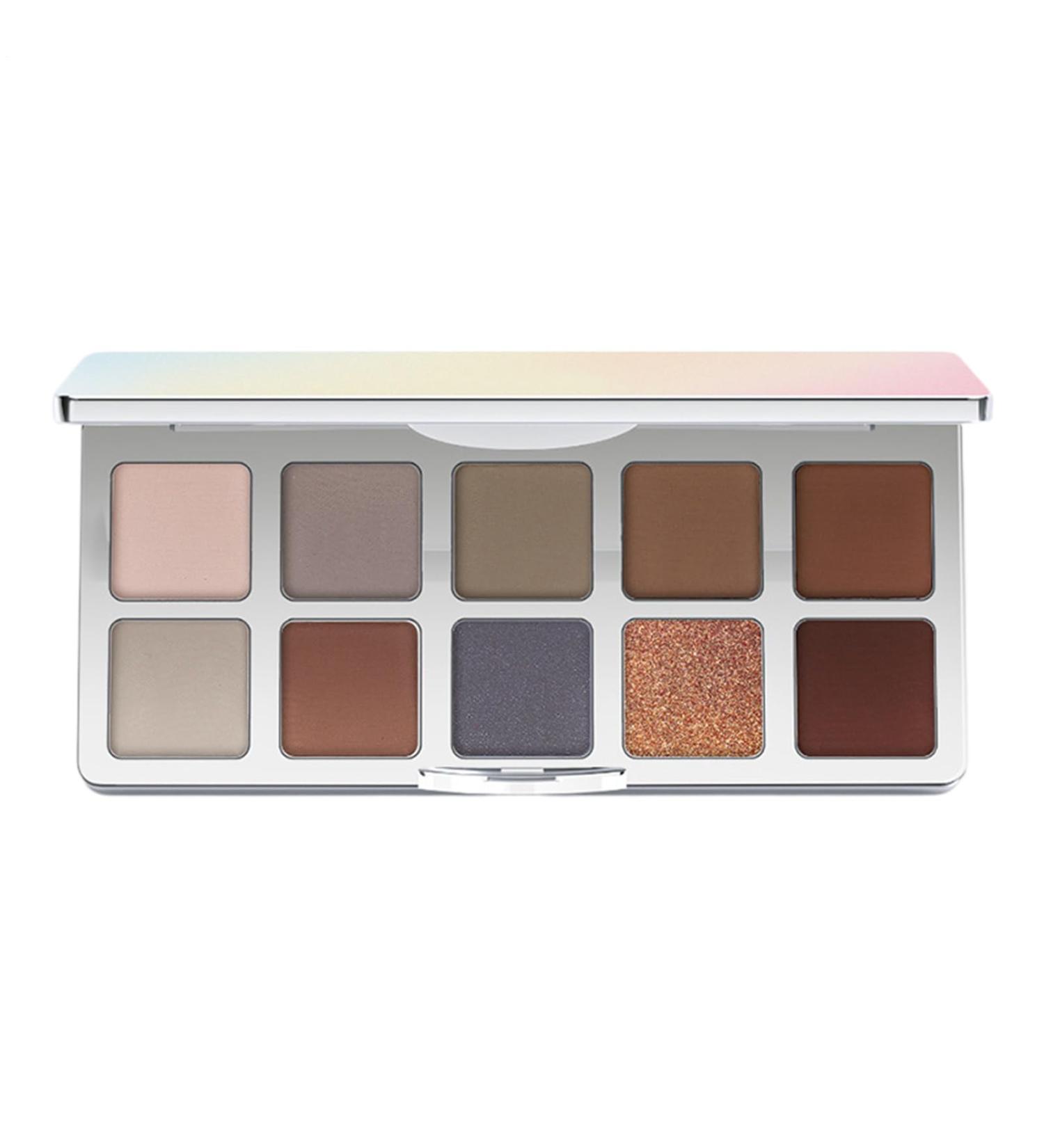Eyeshadow Palette 10Color Blendable Beauty Cosmetics Eyeshadow Matte and Shine Makeup Palette for Women Wife Girlfriend Mother BD401 - Buy Online on GoSupps.com