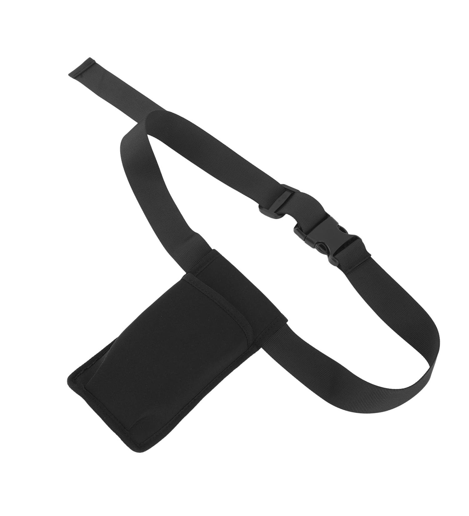 Lightweight Black Massage Oil Waist Bag | Spa & Massage Lotion Carrier - Perfect for Massagers - Buy Online on GoSupps.com