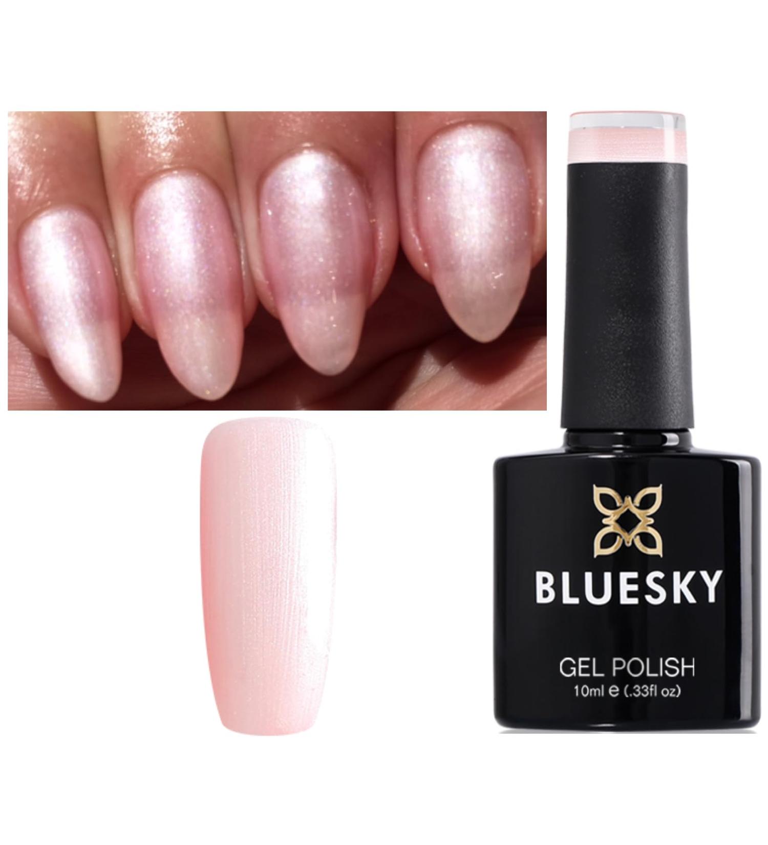 Bluesky Gel Polish PINK Strawberry Light Pearlescent Pink 80512 Nail UV LED Soak Off 10ml - Buy Online on GoSupps.com