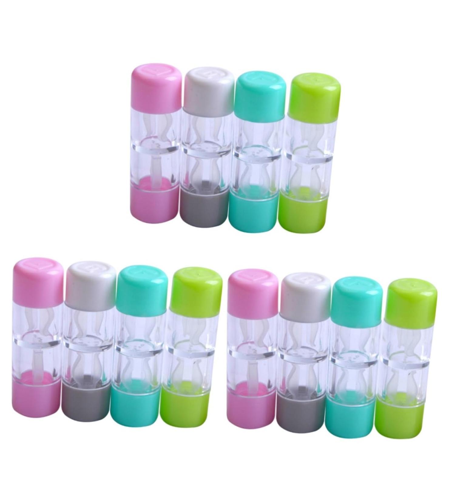 Shop Healvian 12 PCS Storage Boxes - Colored Contact Lens Containers with Mirror Film Protection - Buy Online on GoSupps.com