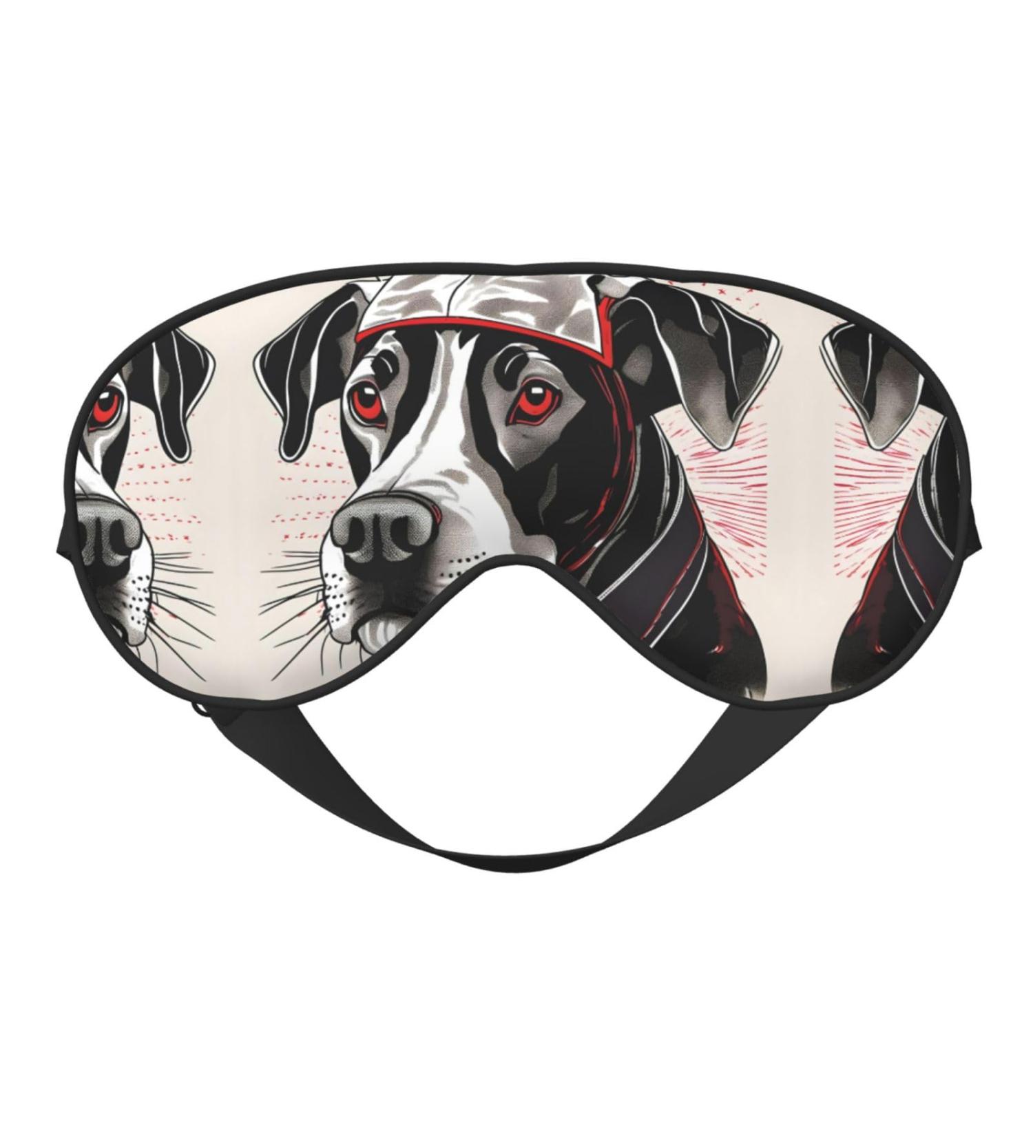 Buy SSIMOO Cute Animal Farm Dog Eye Mask - Double-Sided Soft & Light Blocking for Better Sleep | International Shipping Available - Buy Online on GoSupps.com