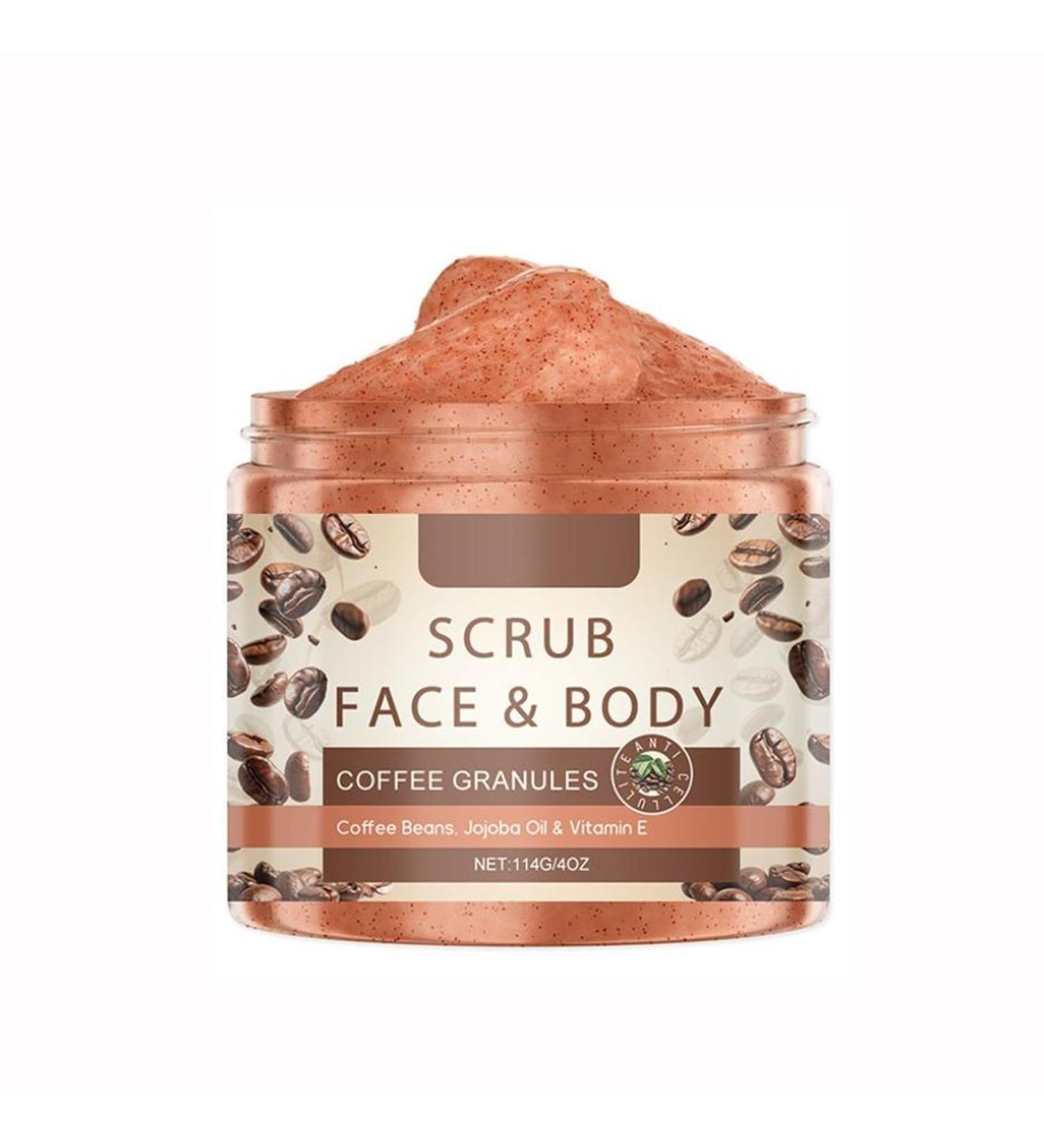 Face & Body Scrub 114ml Coffee Granules | face peeling | body peeling | Face & Body & Spa | skincare | Refreshing peeling for women & men | Body peeling | Skin care - Buy Online on GoSupps.com
