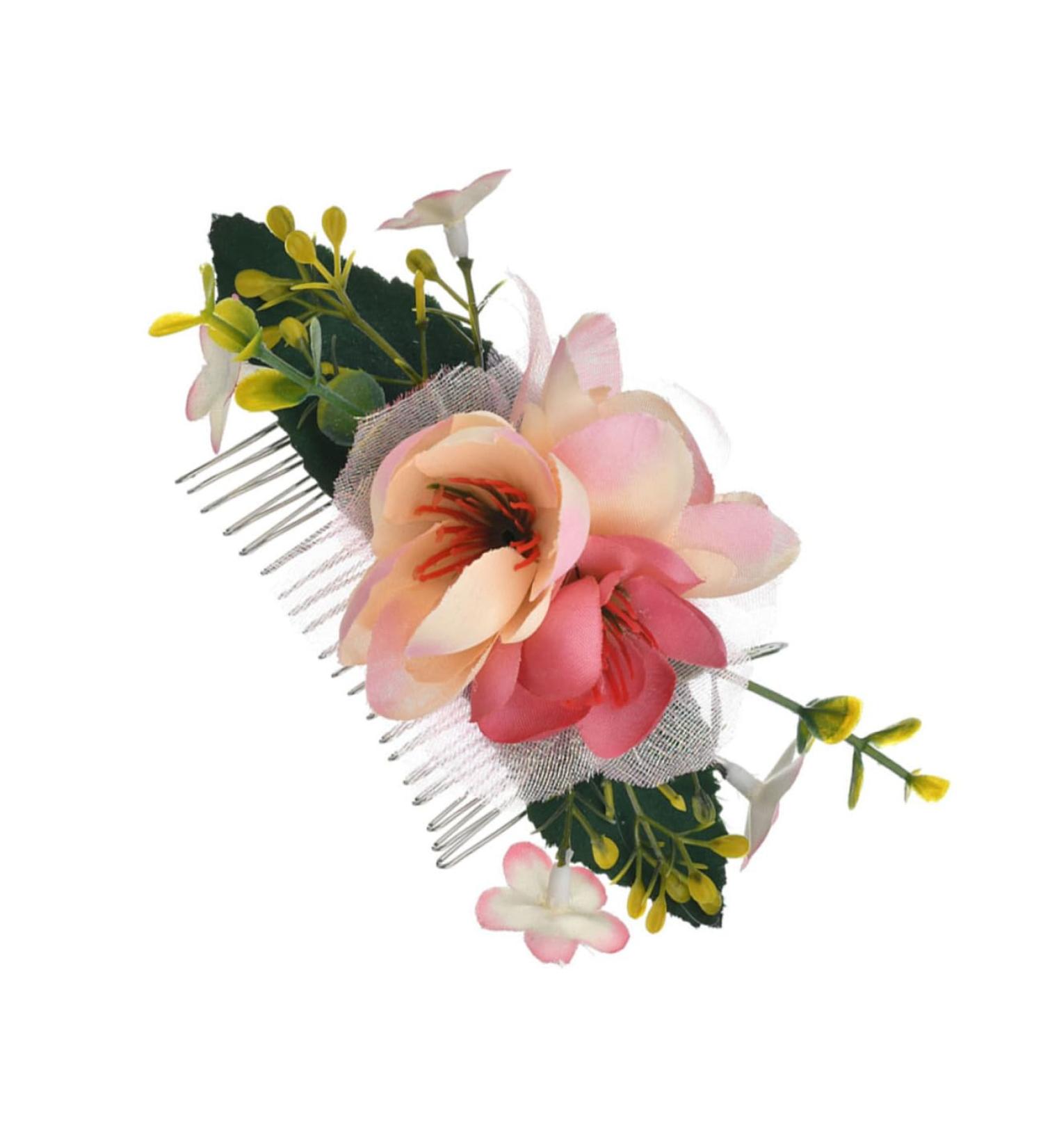 Ipetboom 1pc Wedding Crown Bridal Hair Comb Hair Comb Clip Wedding Hair Decoration Hair Pin Fabric Flower Comb Tiara Hair Fork Wedding Hair Comb Hair Clips Hair Accessories Bride Flowers - Buy Online on GoSupps.com