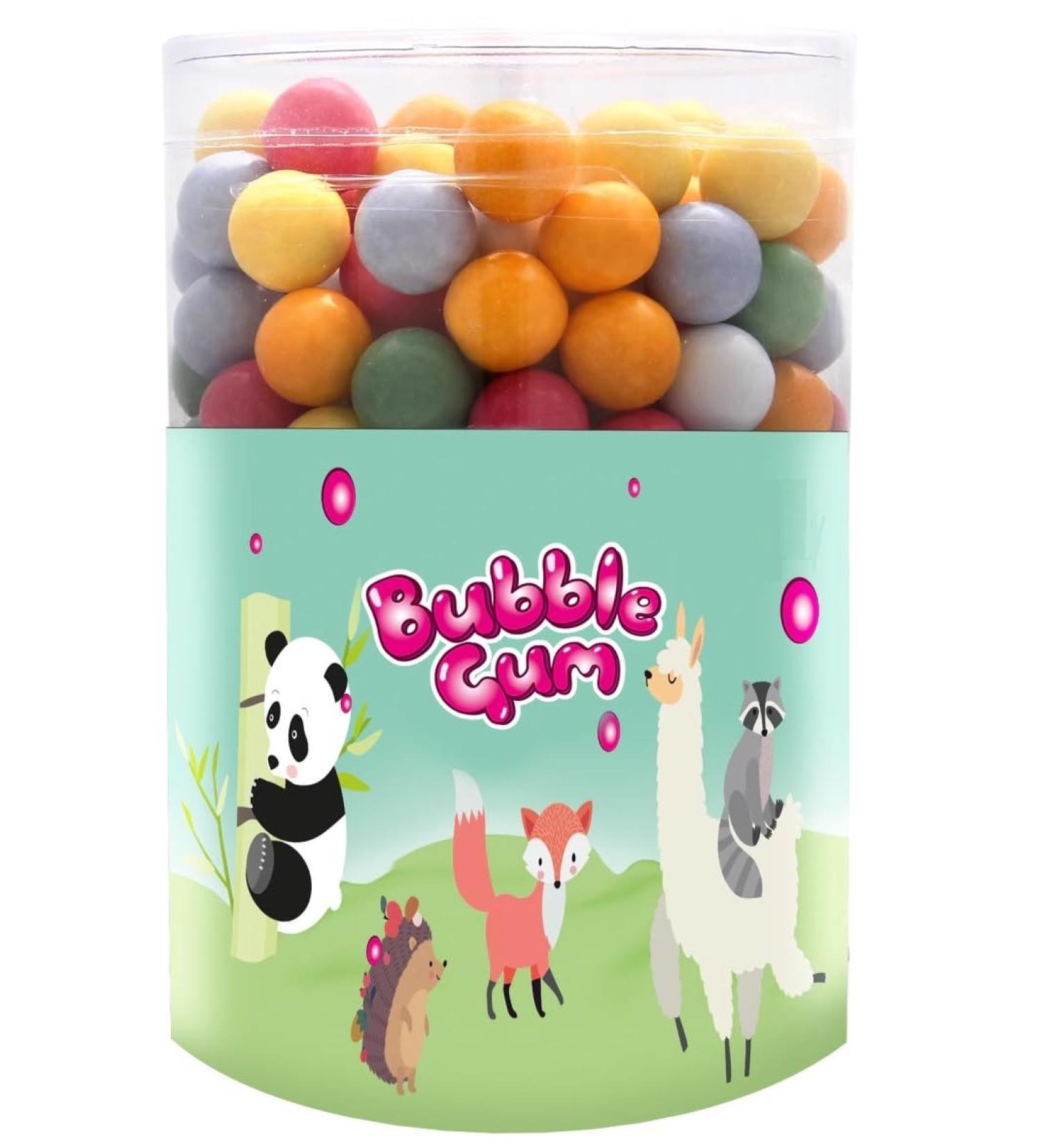 Boules de chewing-gum color es de 13 mm dans un pot de 500 g