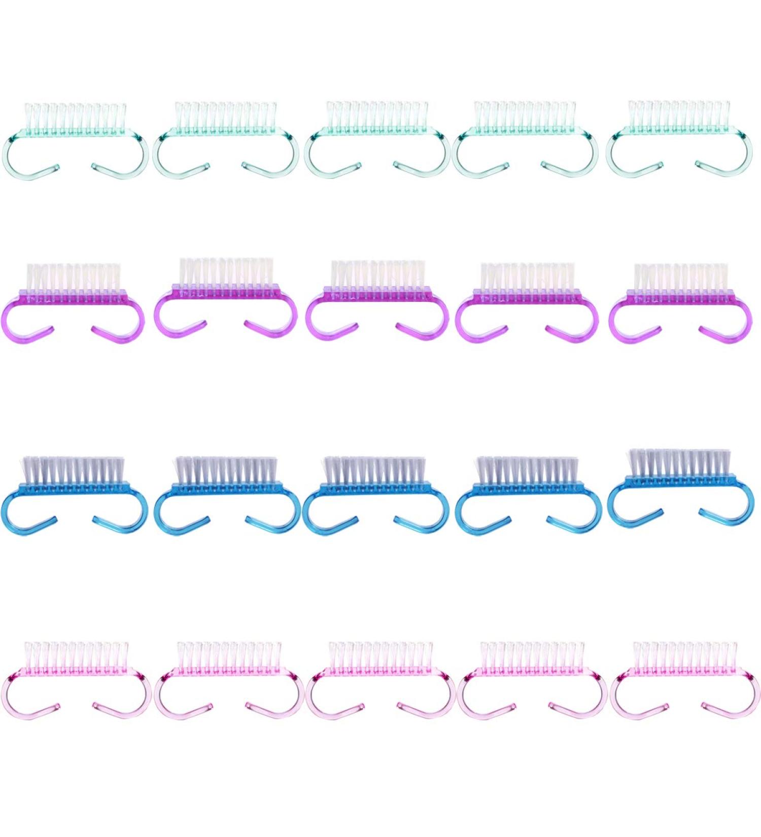 20PCS Handle Grip Nail Brush - Christmas & Thanksgiving Gift for Women & Girls - Buy Online on GoSupps.com