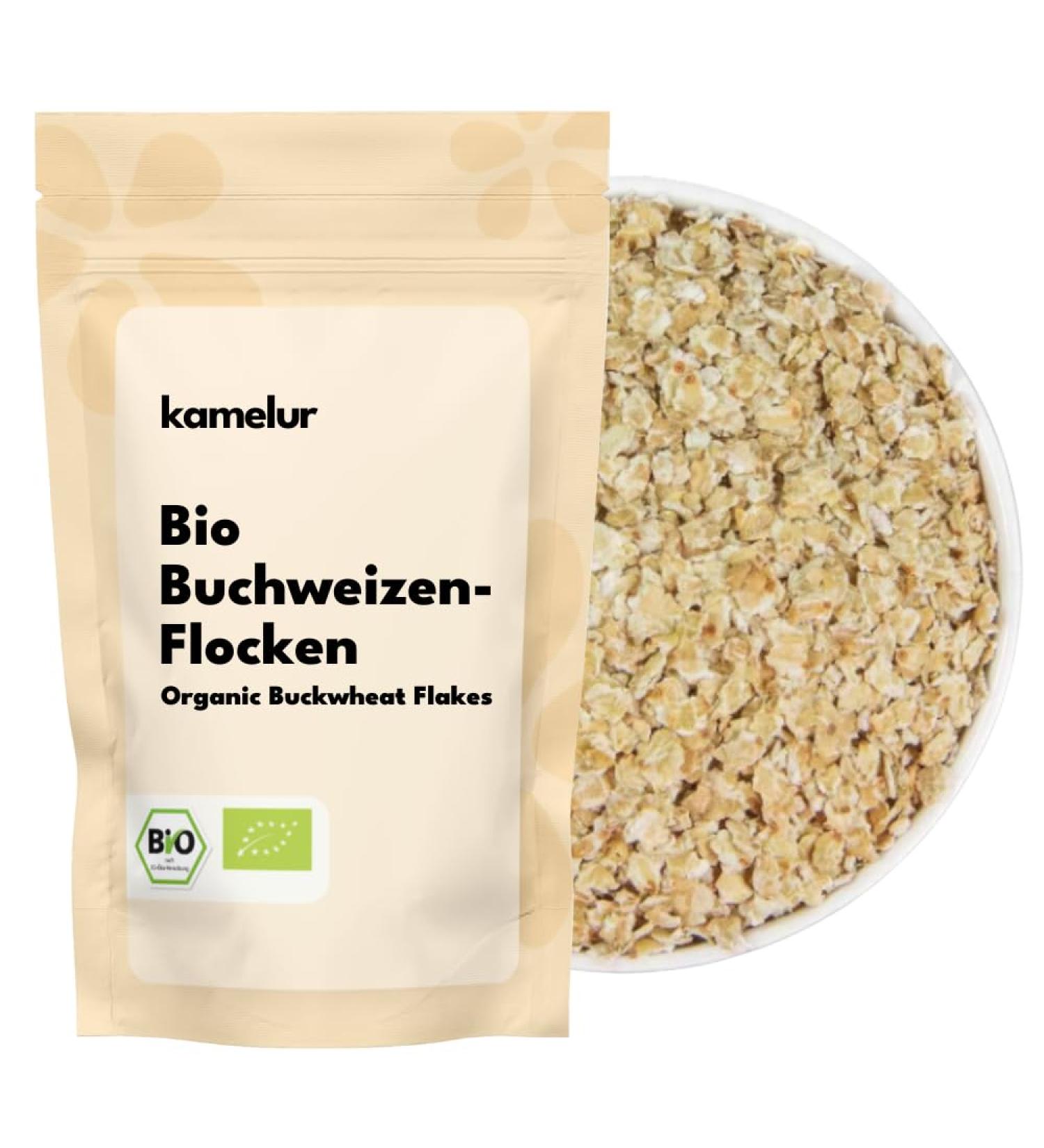  Kamelur Kamelur Organic Buckwheat Flakes (500g) Buckwheat from organic farming - Buy Online on GoSupps.com