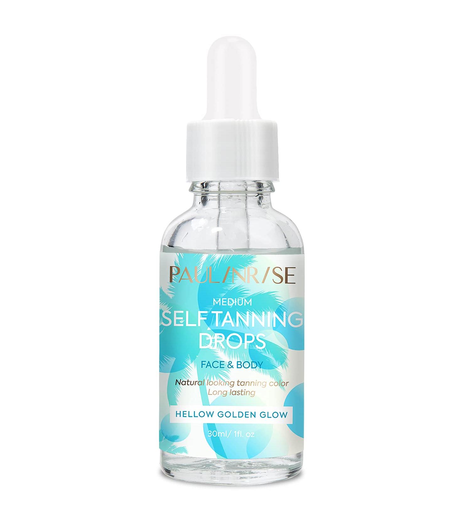 Vegan-Friendly Self Tan Oil Drops for Face and Body | Medium Self-Tanning Oil | Natural Look | 1fl. oz - Buy Online on GoSupps.com