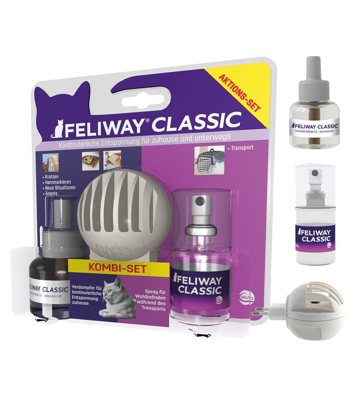 Feliway Classic Combi Set - Effective Cat Calming Solution | Shop Internationally - Buy Online on GoSupps.com