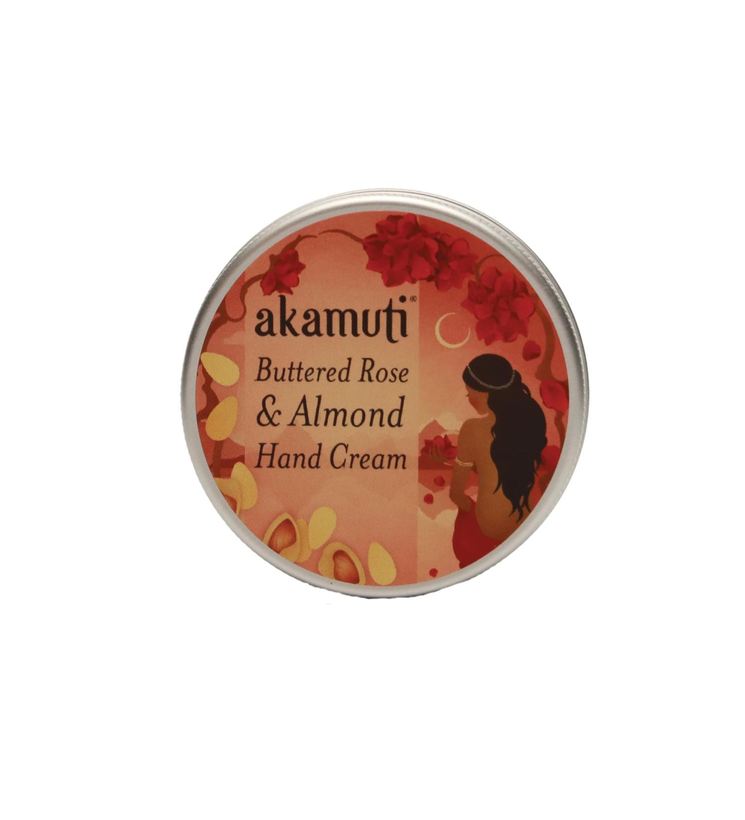 Akamuti Buttered Rose & Almond Hand Cream 50ml - Buy Online on GoSupps.com