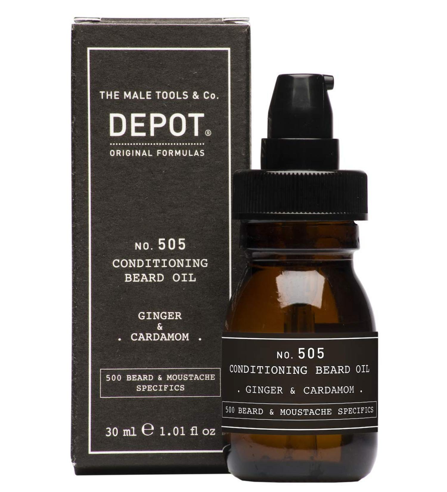 DEPOT 505 Conditioning Beard Oil ginger+cardamo