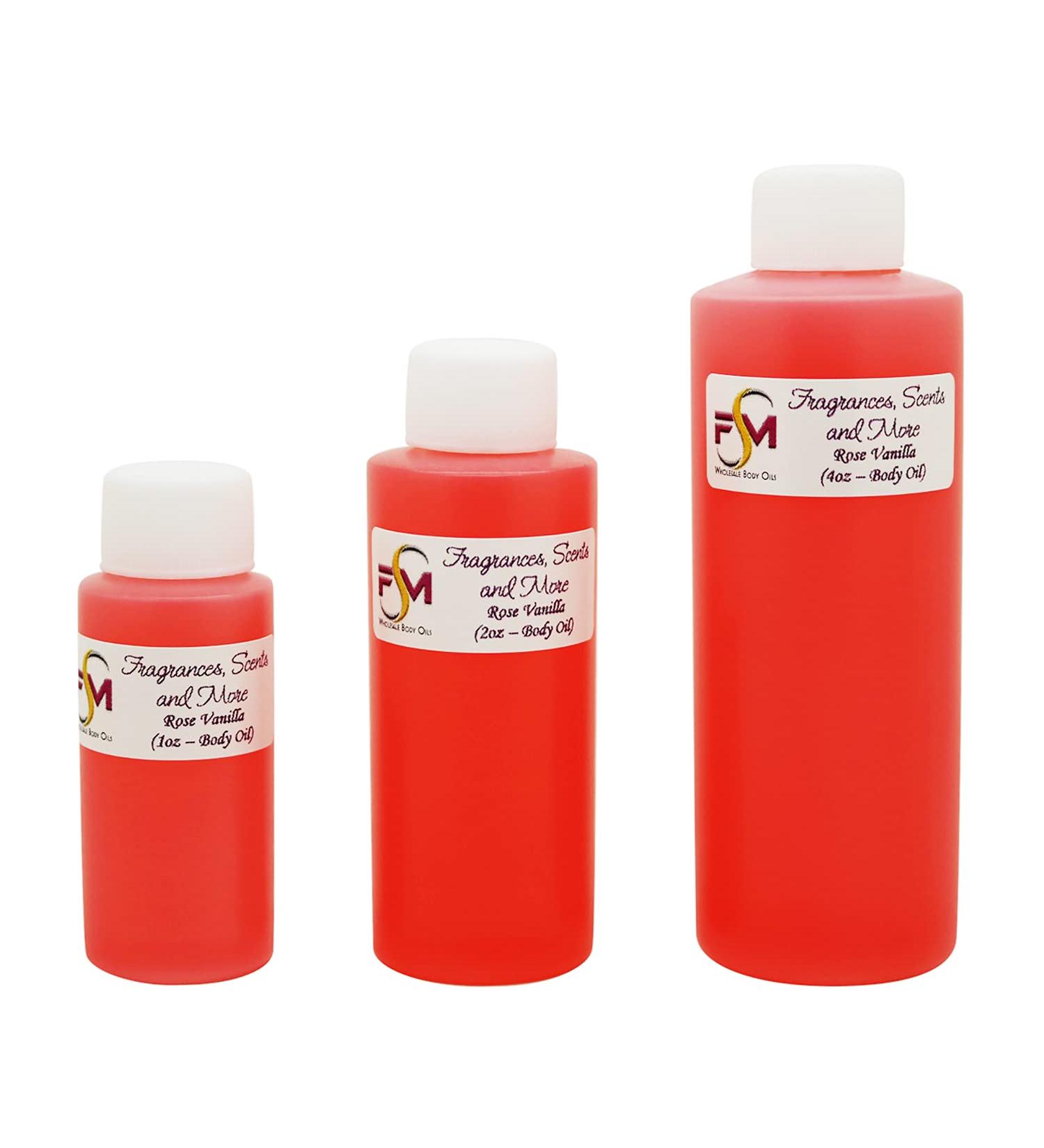 Rose Vanilla Fragrance Oil - 3 x 1 Fl Oz Glass Roll-On Bottles | Premium Scent for Global Shipping - Buy Online on GoSupps.com