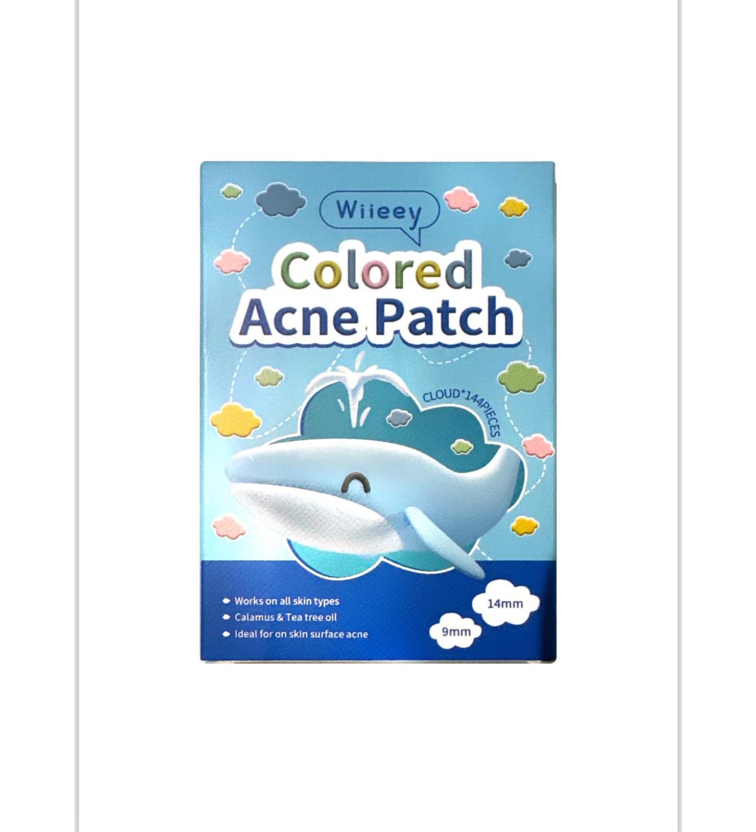 Buy Wiieey Colored Acne Patch - 144 Cloud-Shaped Pimple Patches for Clear Skin | International Shipping Available - Buy Online on GoSupps.com