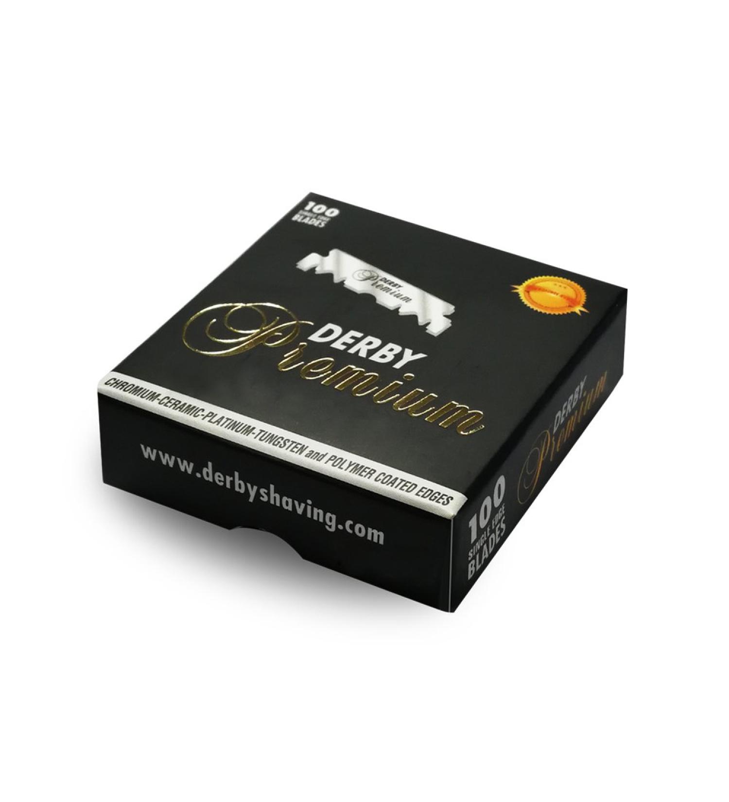 DERBY Barber Razor Cutting Premium Single Edge Blade - 100 Count - Buy Online on GoSupps.com