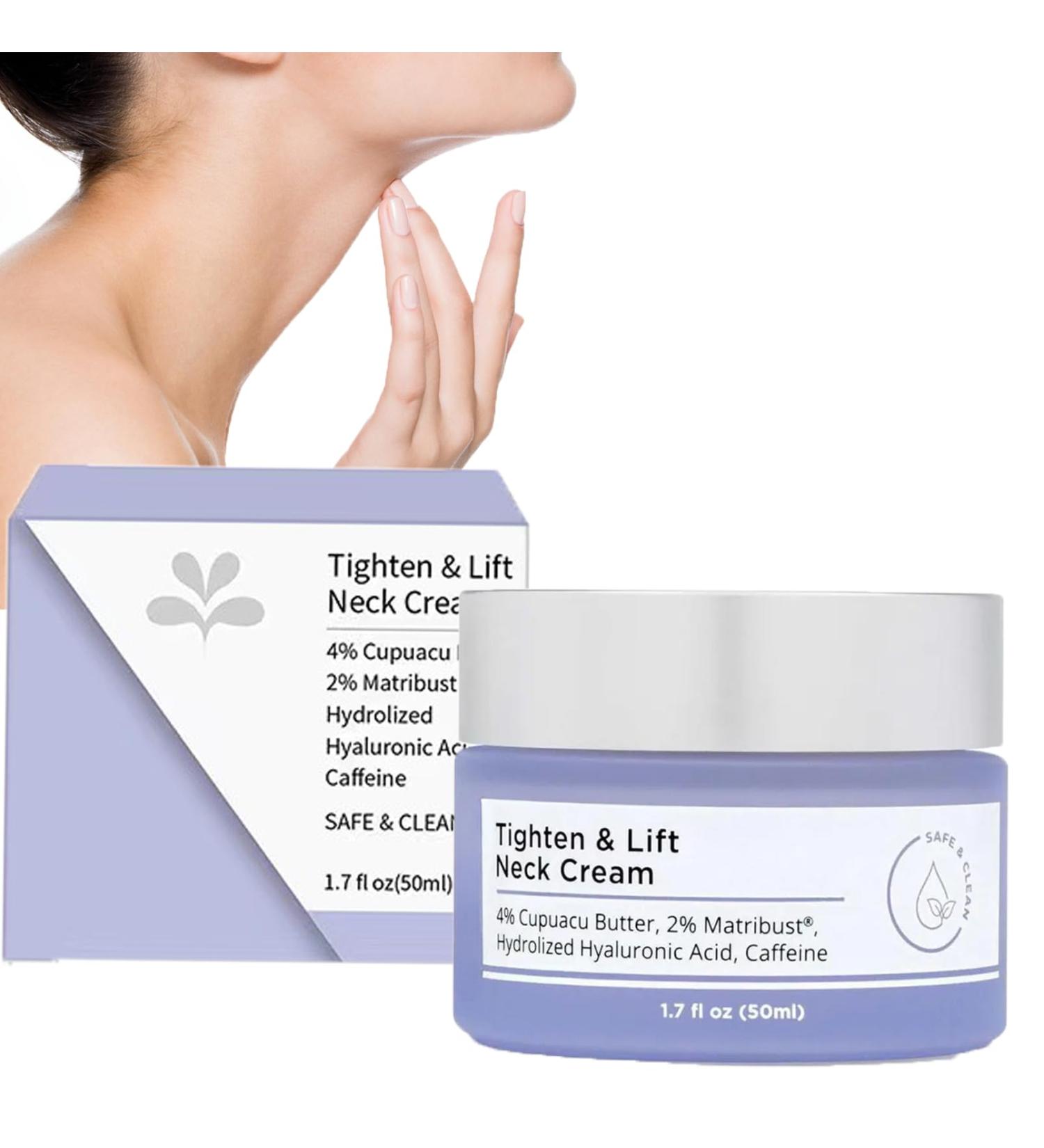 Tighten Neck Firming Cream Tighten And Lift Neck Cream Anti-Aging Neck Cream for Tightening Tighten and Lift Neck Cream Tightening Moisturizer for Neck Eliminates Wrinkles & Hydrating-Men & Women - Buy Online on GoSupps.com