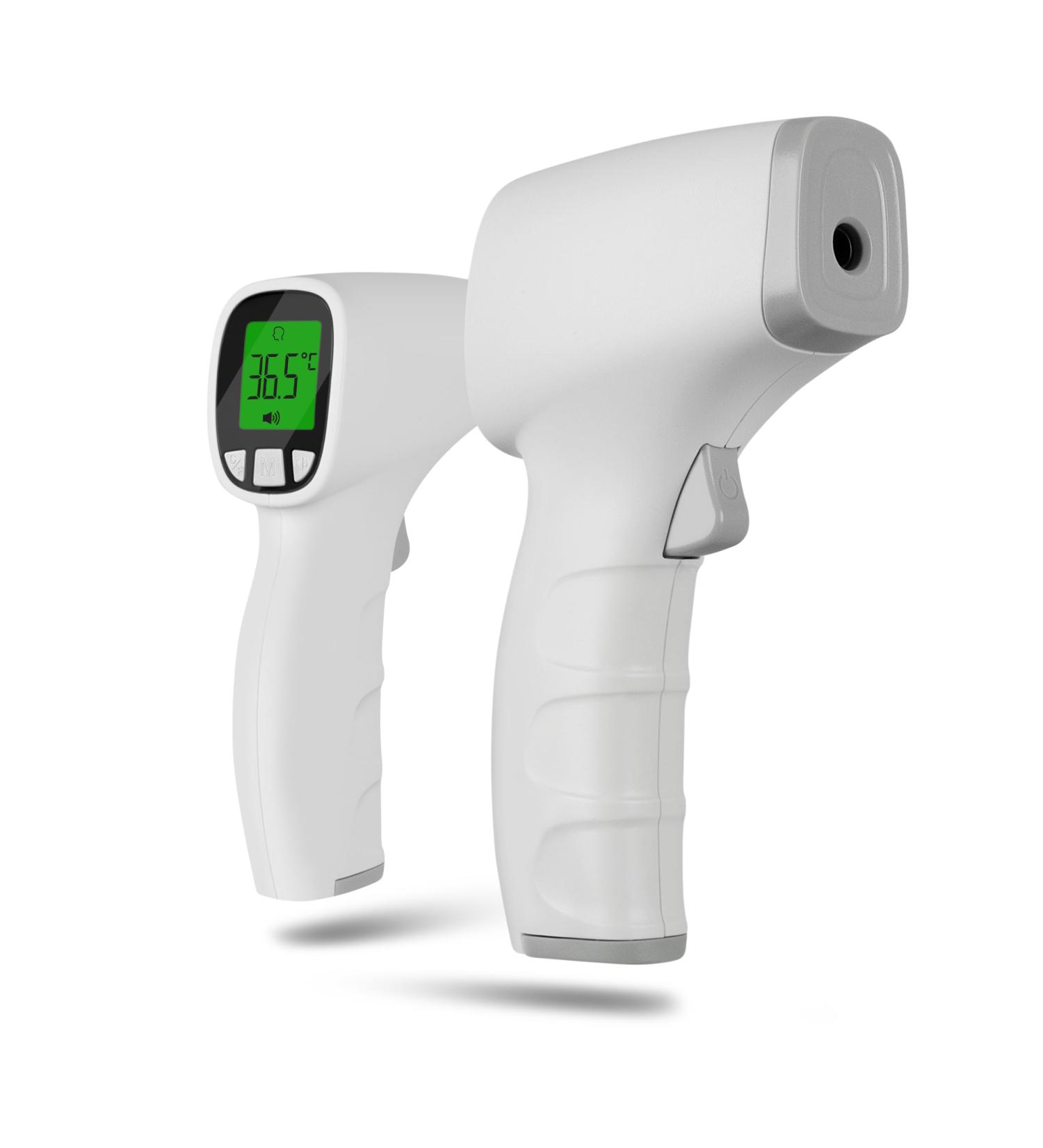 Buy Pulox JPD-FR202 Infrared Fever Thermometer - Contactless Forehead Thermometer for Hygienic Temperature Measurement in Children Adults & Babies | Fast International Shipping - Buy Online on GoSupps.com